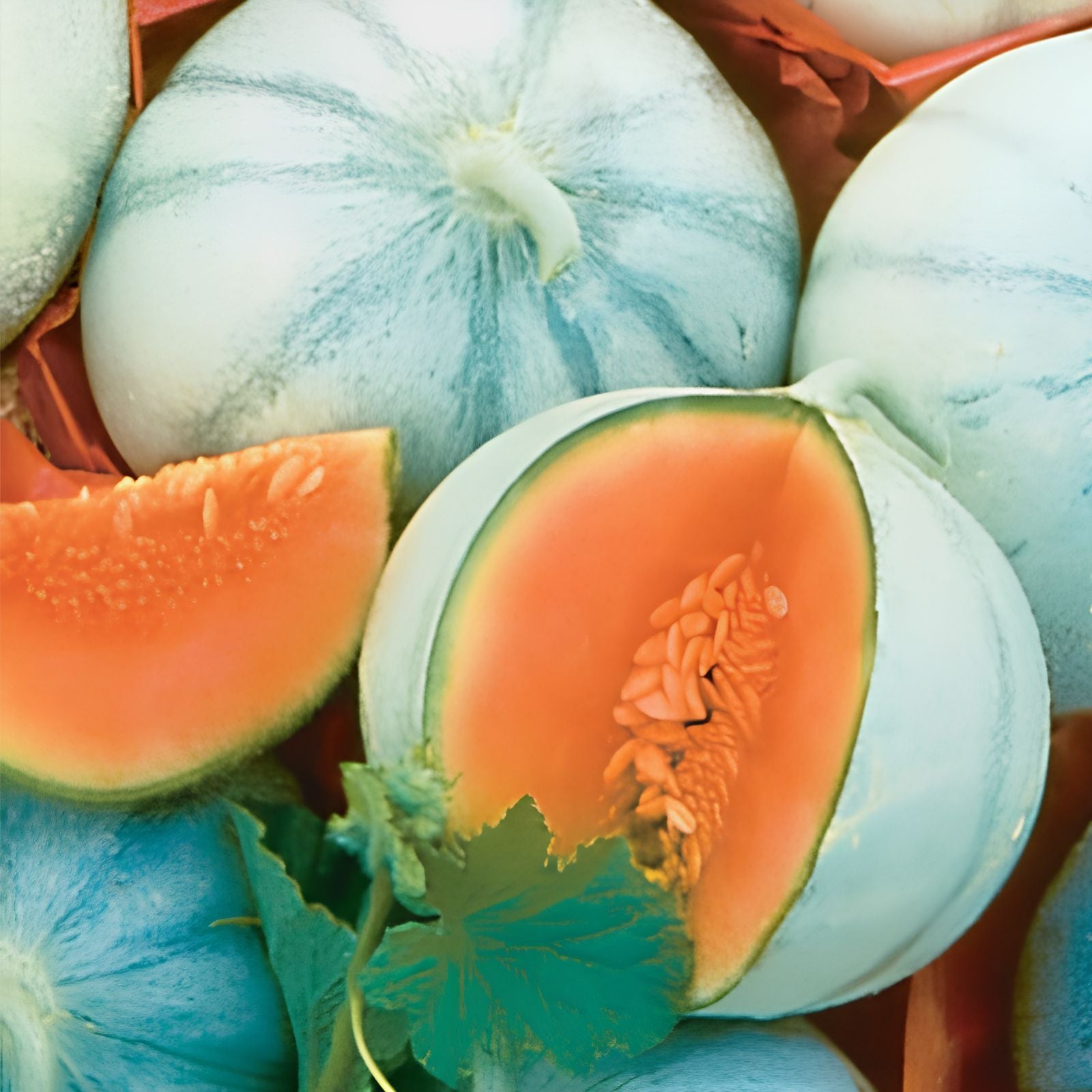 Savor Melon Seeds 10 Pack | Cucumis melo | Sweet Exotic Garden Fruit Seeds | Edible Melon Seeds for Gardening and Planting