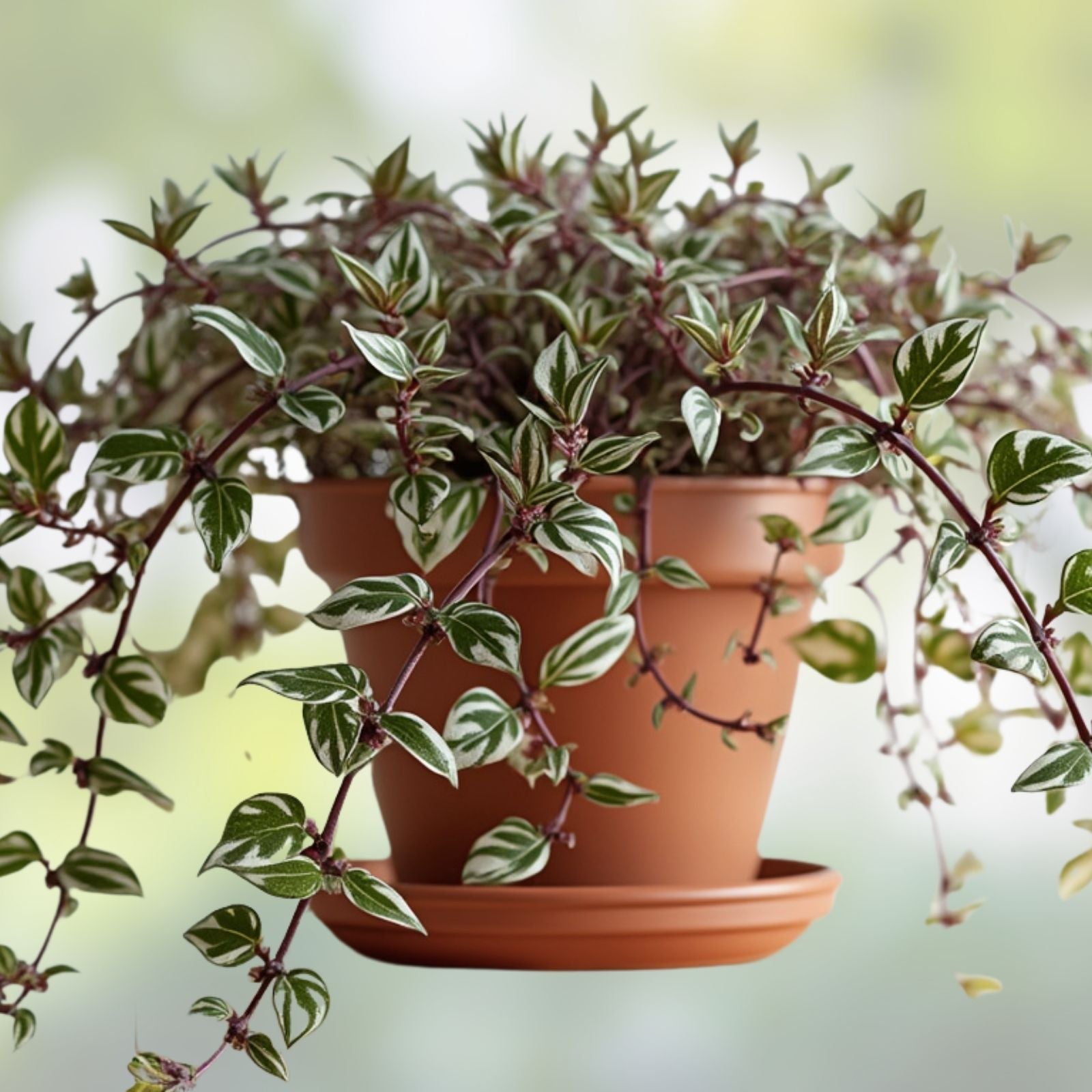 Wandering Jew Cuttings 5 Pieces - Tradescantia Albiflora Indoor Plant Propagation - Easy Houseplant Starter