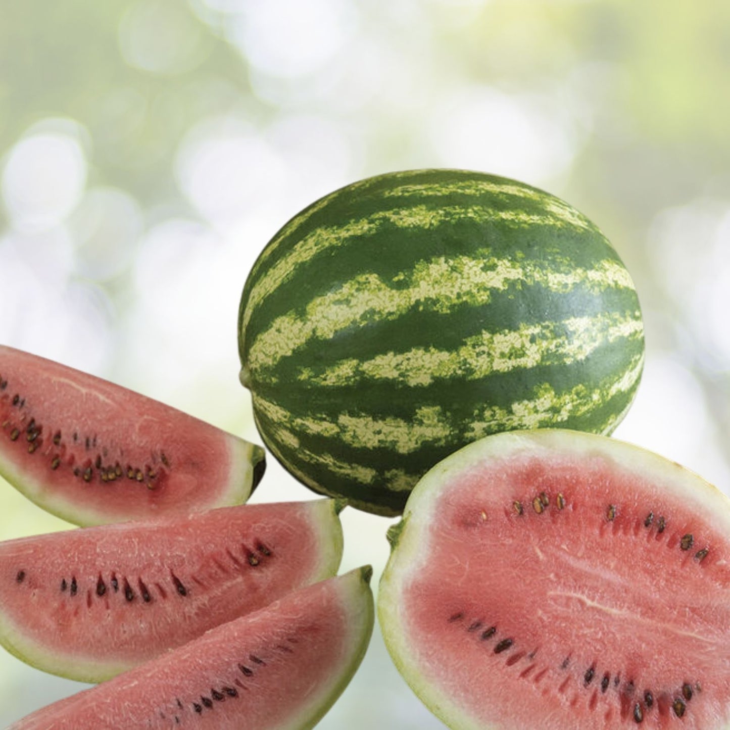 All Sweet Watermelon Seeds - 25+ Seeds - Crimson Sweet Variety - Citrullus lanatus - USA Grown