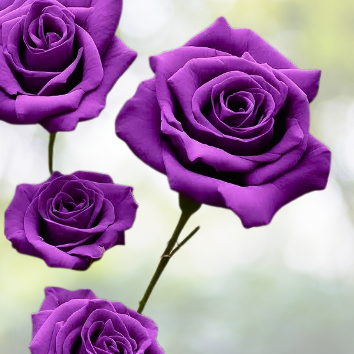 20pcs Rare Purple Rose Seeds - Easy Germination - Ideal for Home Gardens - Rosa spp.