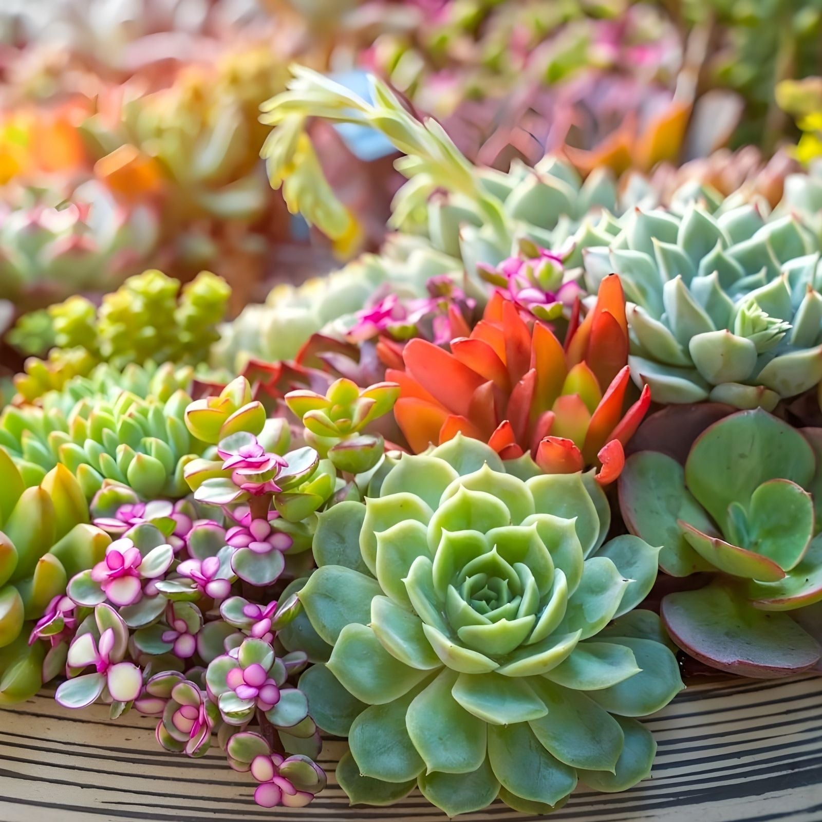 Succulent Cuttings 7 Varieties Easy to Grow Succulents for Garden and Decor Aloe Vera, Echeveria, Sedum, Crassula, Haworthia, Jade Plant, Aloe