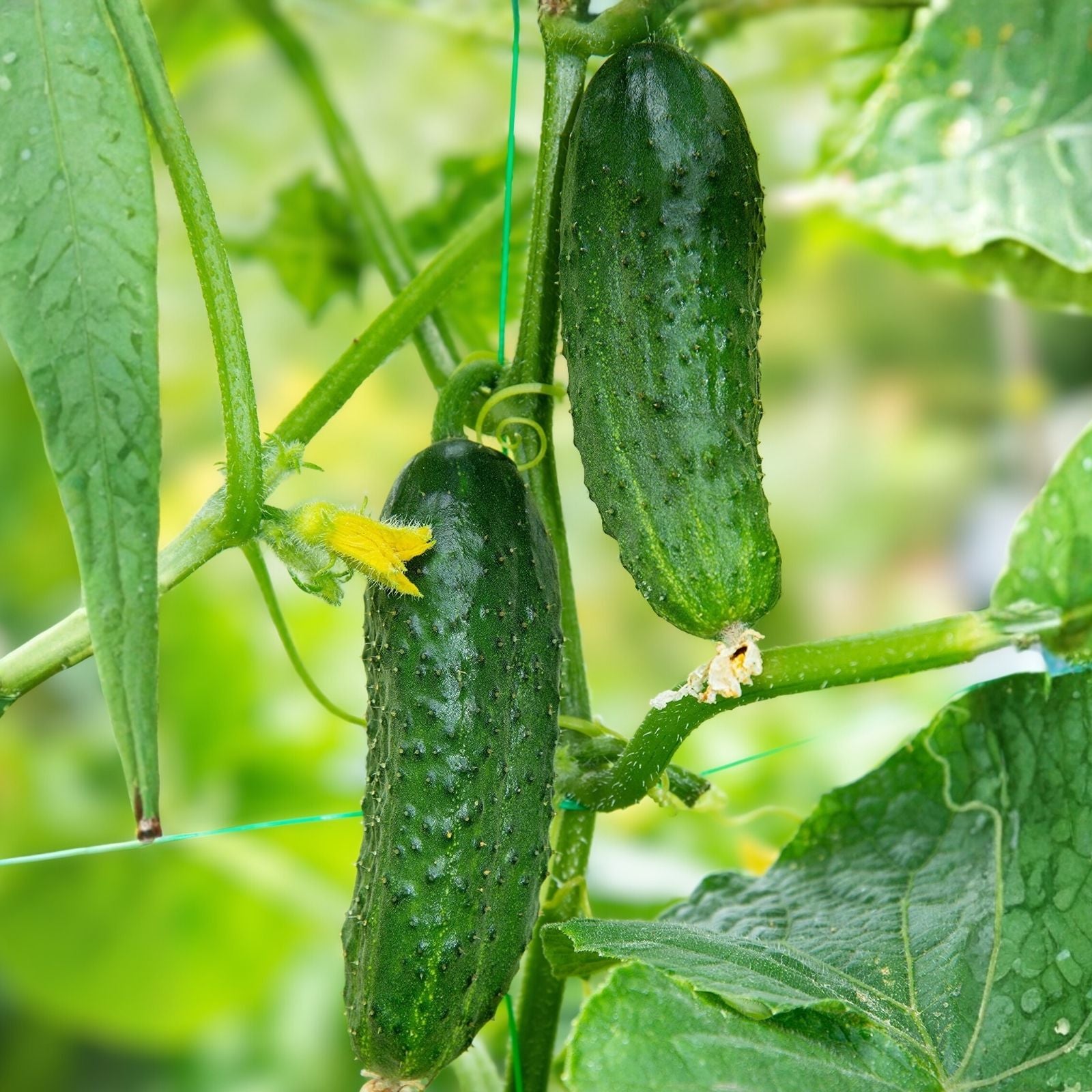 Cucumber Seeds 100 Count Heirloom Non-GMO Marketer Variety Cucumis sativus Vegetable Seeds for Gardening