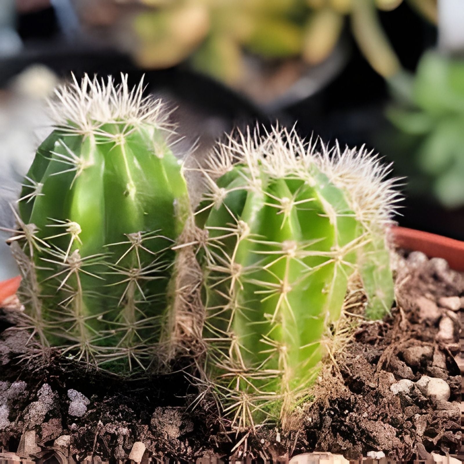Echinopsis Spachiana Golden Torch Cactus Cutting 20" with White Flowers, Fast Shipping, Succulent Plant, Live Cactus