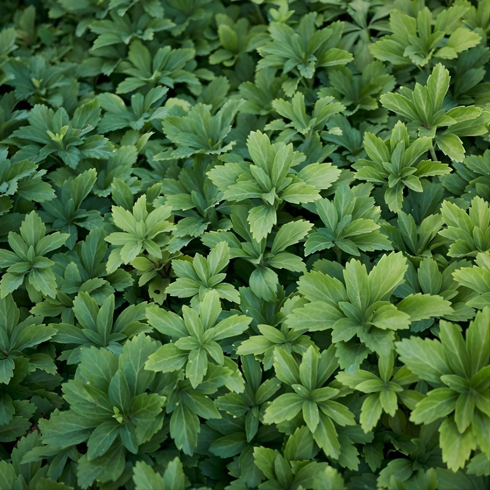 Pachysandra Ground Cover Plants - 10 Rooted Cuttings - Native Winter Hardy Pachysandra procumbens - Shade Tolerant Evergreen Plant