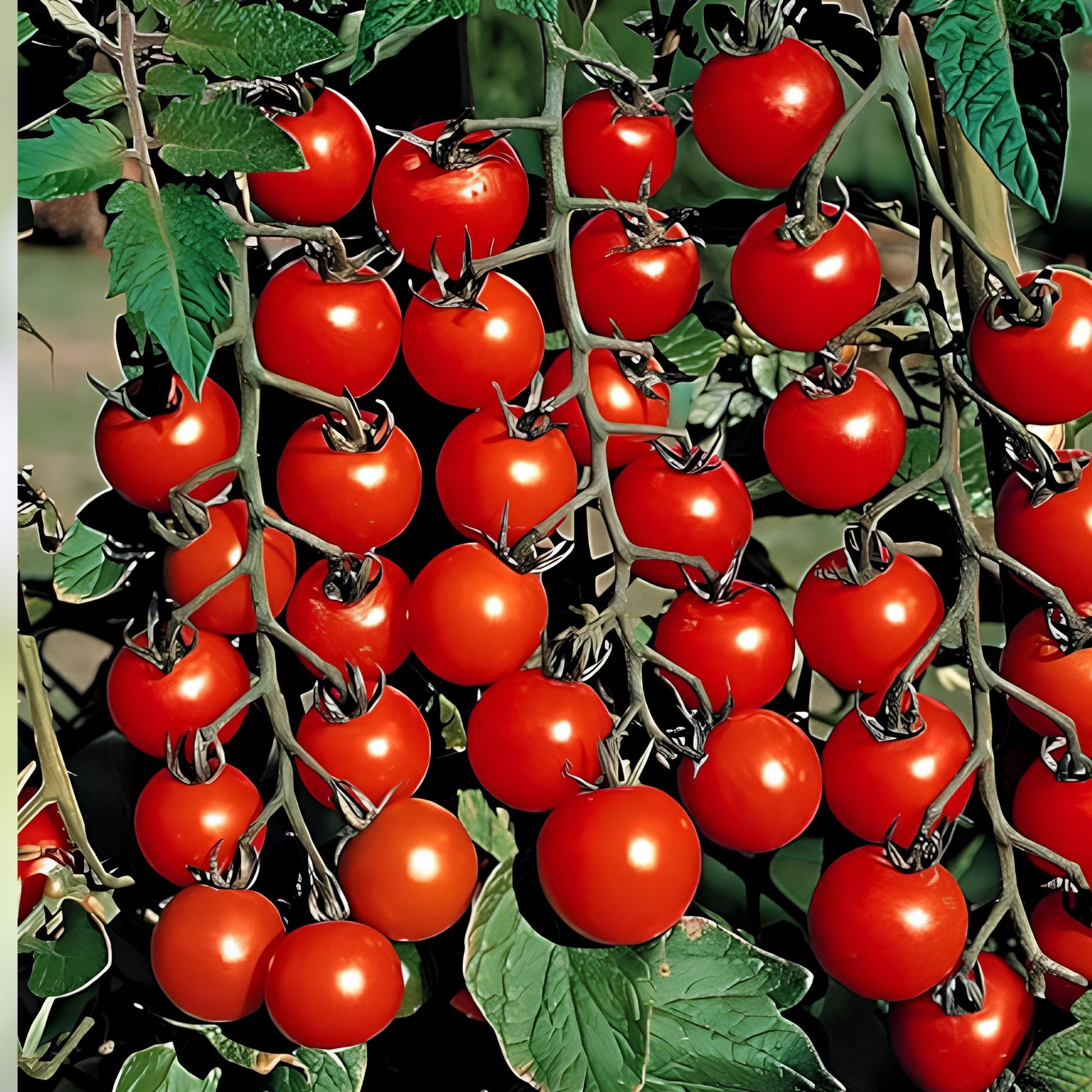Dwarf Bush Cherry Tomato Seeds 100 Count Heirloom Variety Solanum lycopersicum for Home Gardening