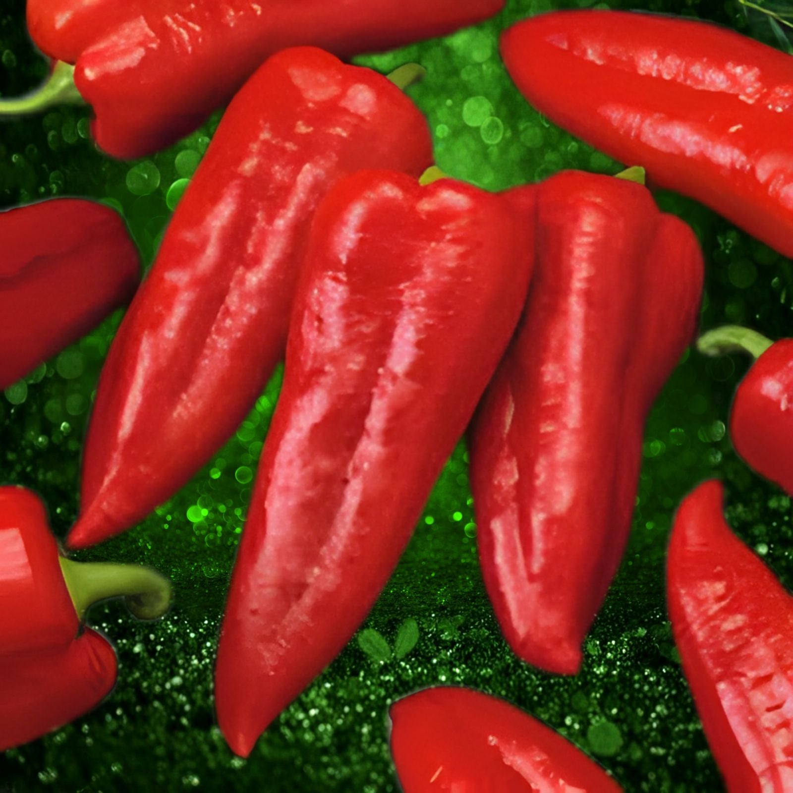 Organic Sweet Marconi Red Pepper Seeds – 30 Heirloom Capsicum annuum for Sweet Flavor, Fresh Eating & Frying