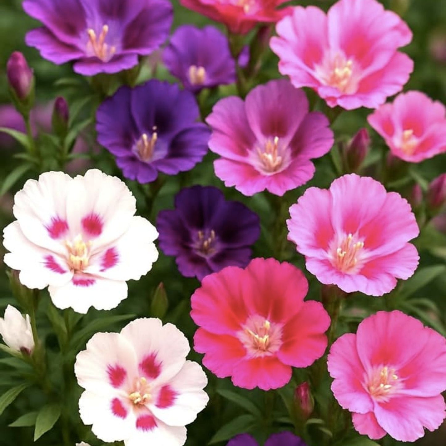 Godetia Seeds 500 Pink & White Mix Organic Flower Seeds for Garden, USA Grown, Free Shipping