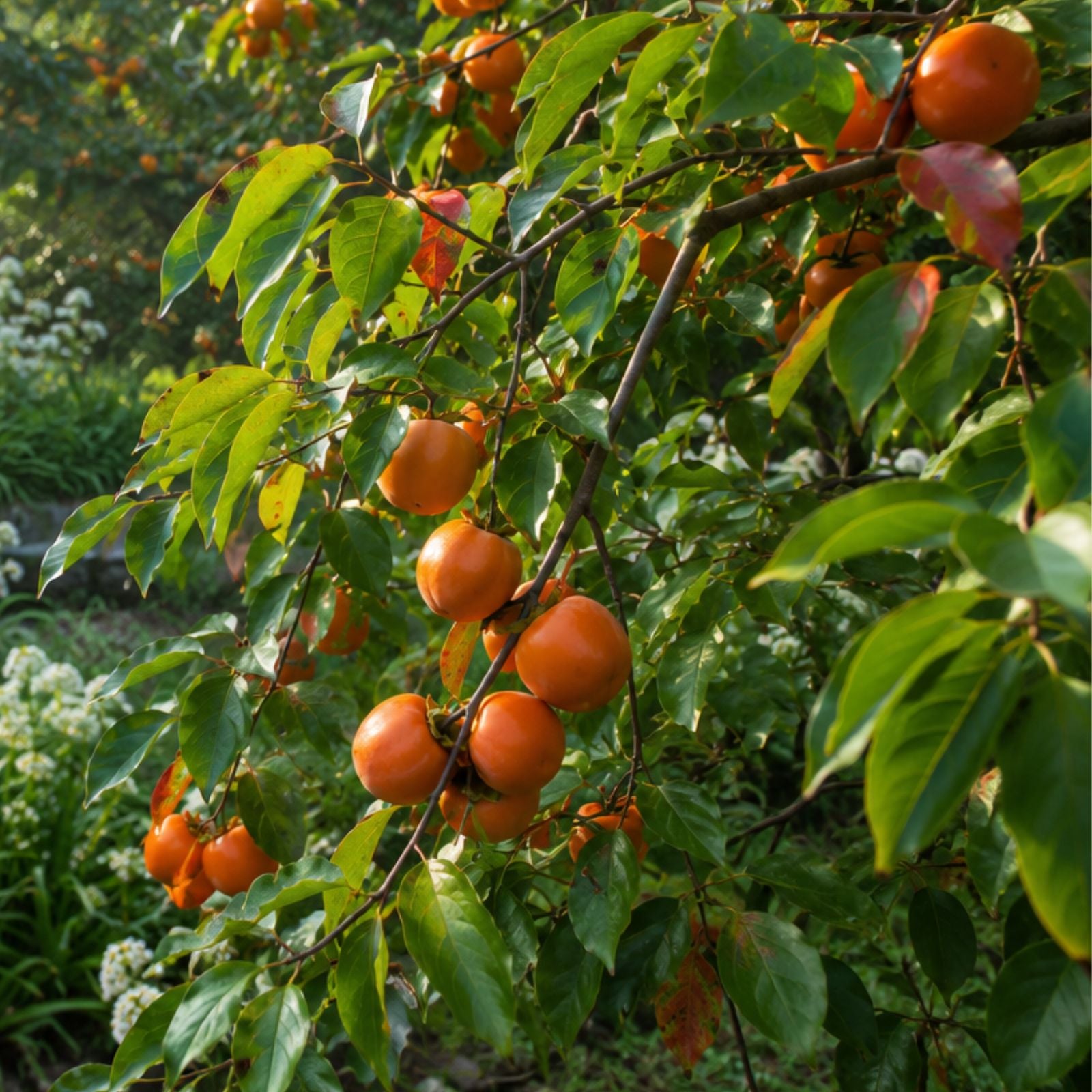 American Persimmon Seeds 10 Count Diospyros virginiana Edible Fruit Tree Seeds Native North American Tree Starter Plant