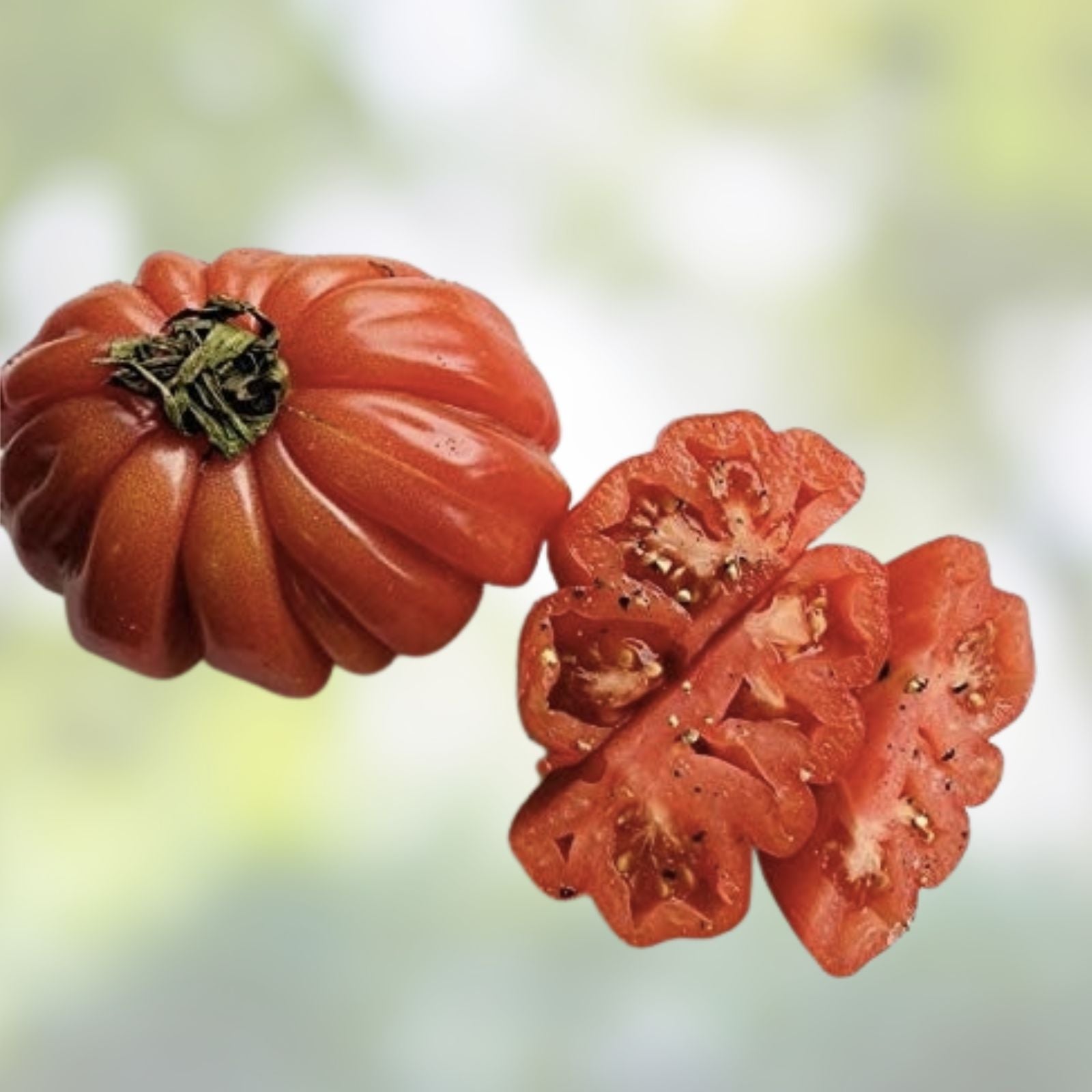 Ruffled Tomato Seeds 25+ Heirloom Variety for Home Garden Solanum lycopersicum Exotic Tomato Seeds