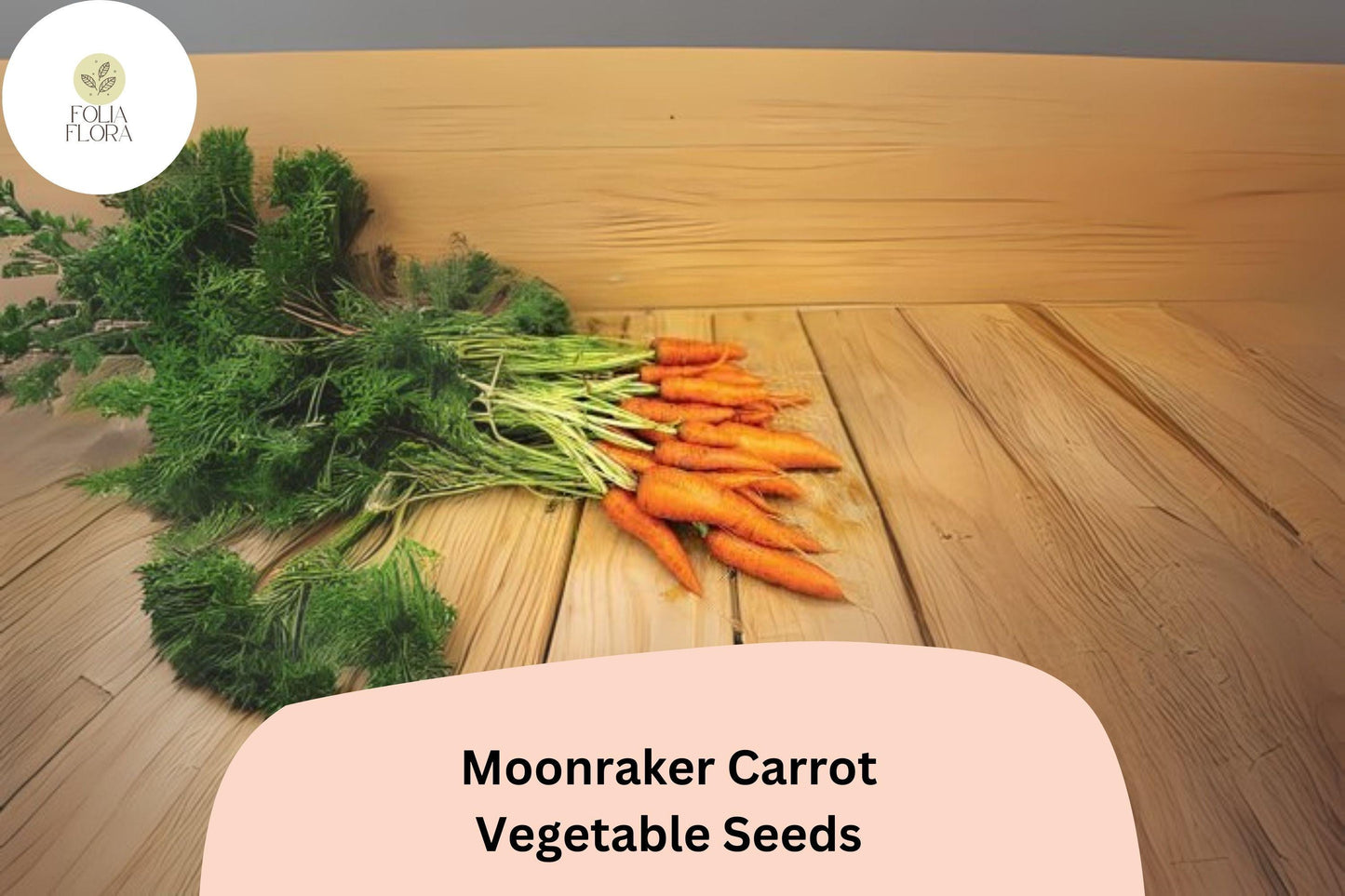 1000+ Moonraker Carrot Seeds - Sweet White Heirloom Variety - Daucus carota - Crisp, Tender Roots for Organic Gardens