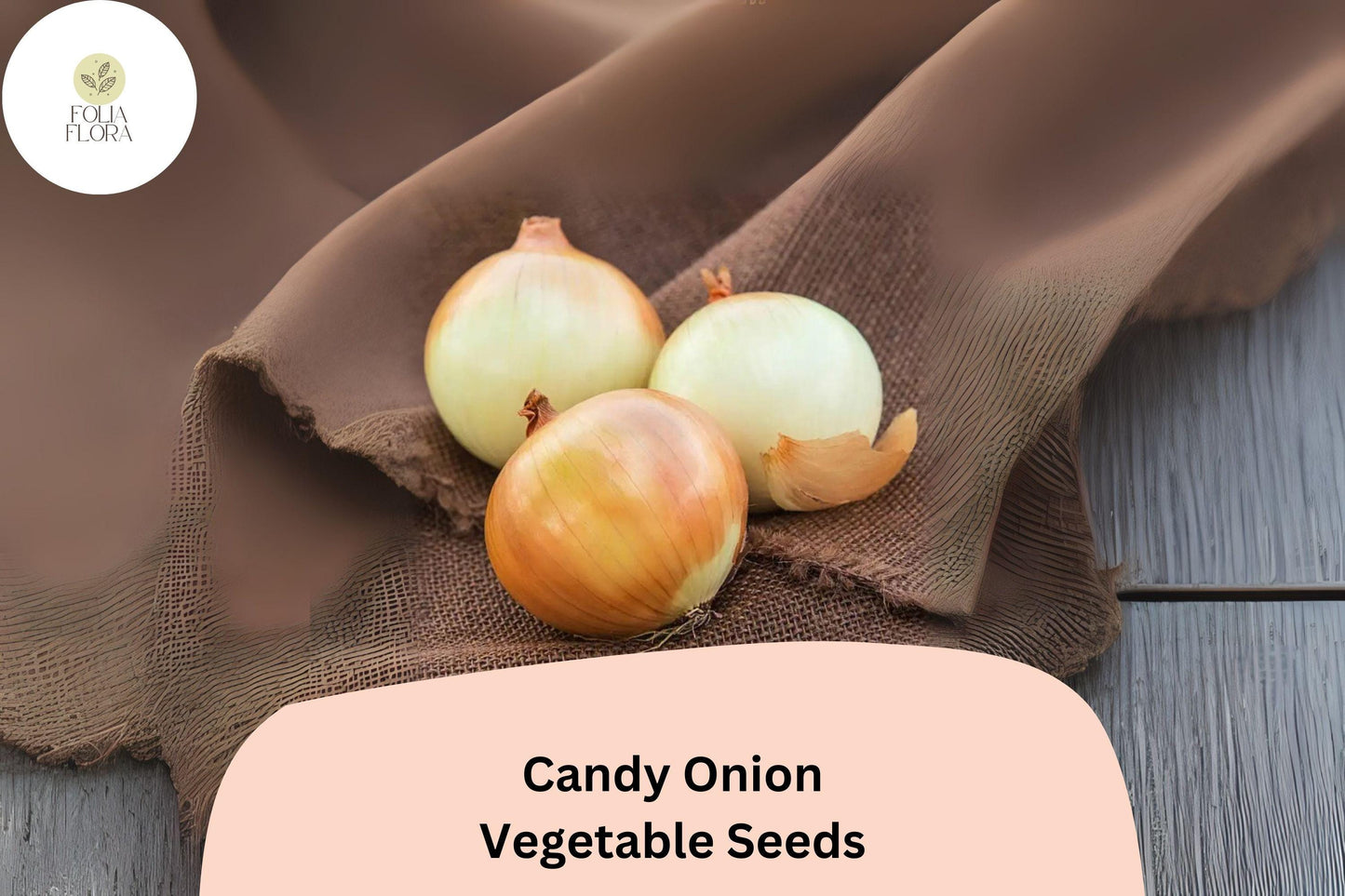 500+ Candy Onion Seeds | Sweet Hybrid Allium cepa | Golden Skin, Crisp White Flesh, Reliable Germination for Home Gardeners
