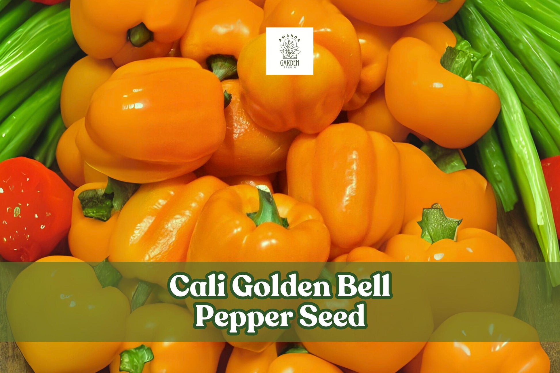 Cali Golden Bell Pepper Seeds - 100 Heirloom Seeds - Sweet Yellow Capsicum annuum - Non-GMO for Garden & Cooking