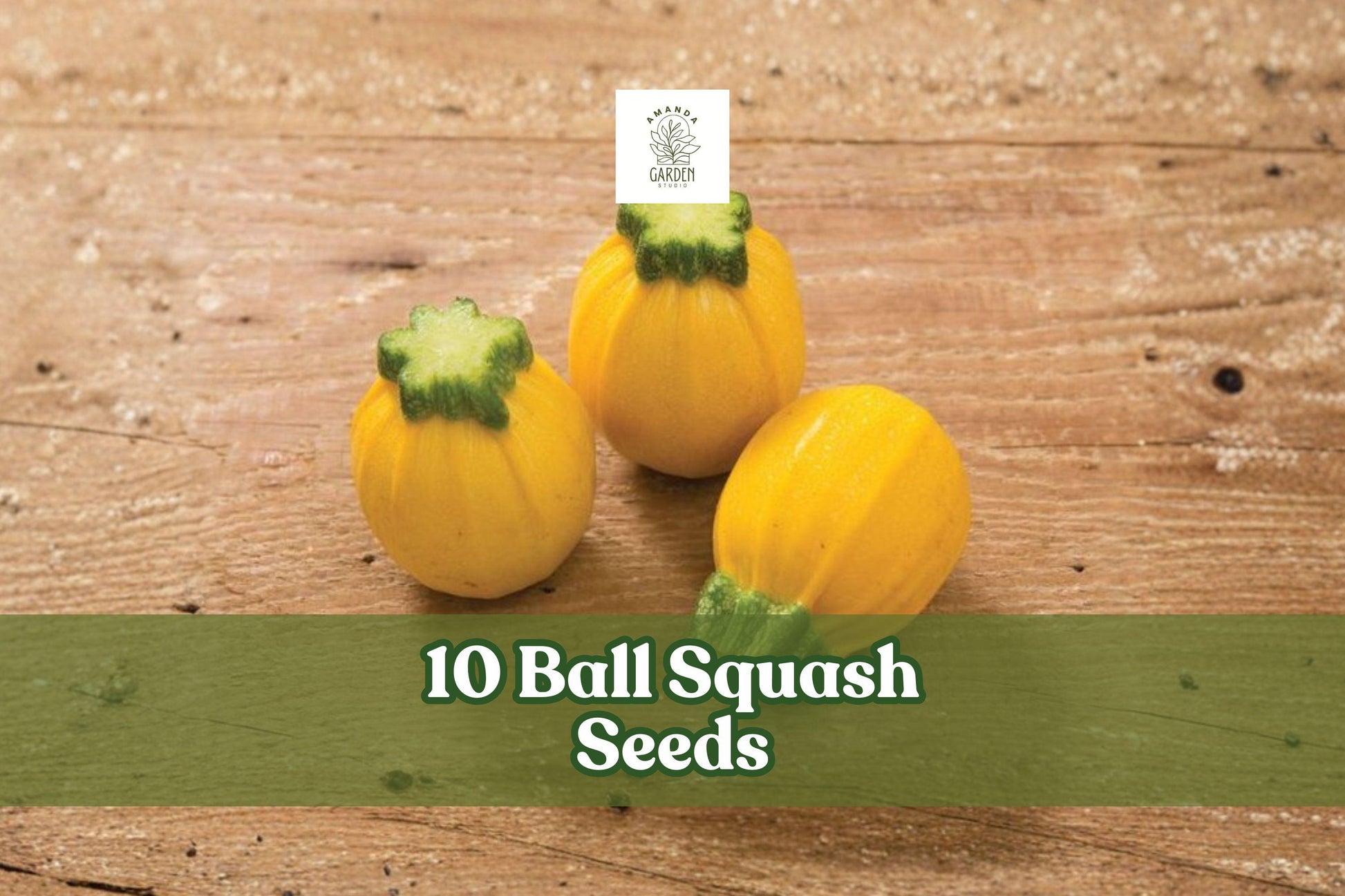 10 Ball Squash Seeds - Exotic Round Vegetable - Cucurbita spp. - Home Garden Planting, Full Sun, Unique Squash Variety