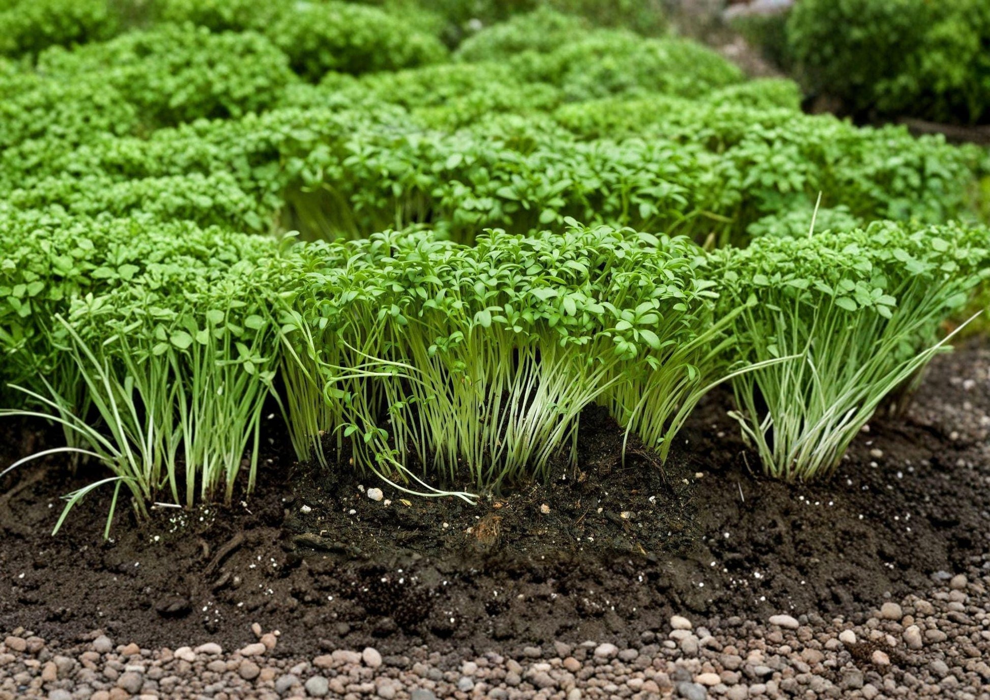 Curled Cress Seeds - Spicy Heirloom Microgreen, 1000 Seeds - Fast Growing, Lepidium sativum