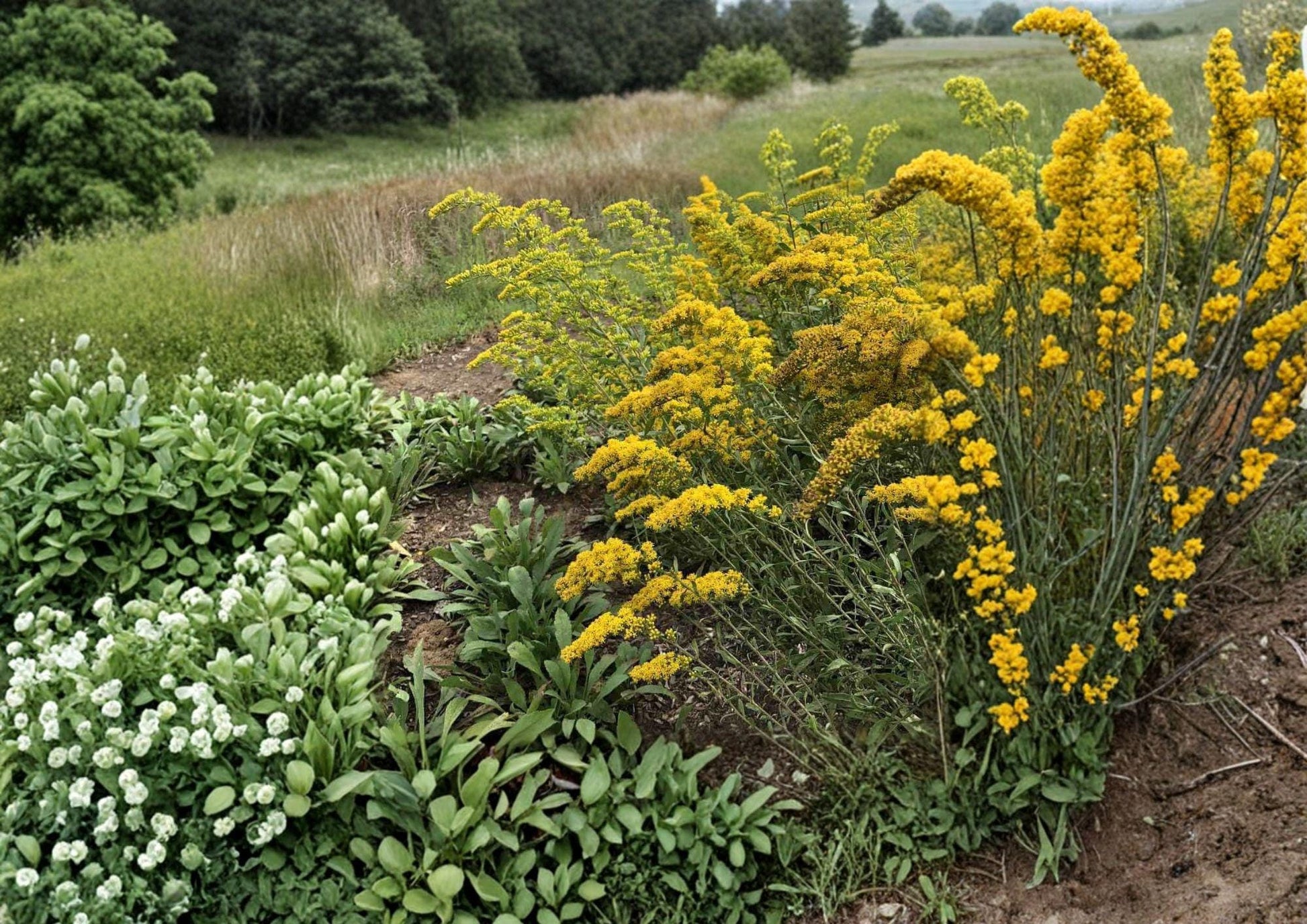 Goldenrod Seeds – Hardy Native Wildflower, Bright Yellow Fall Blooms – Solidago canadensis
