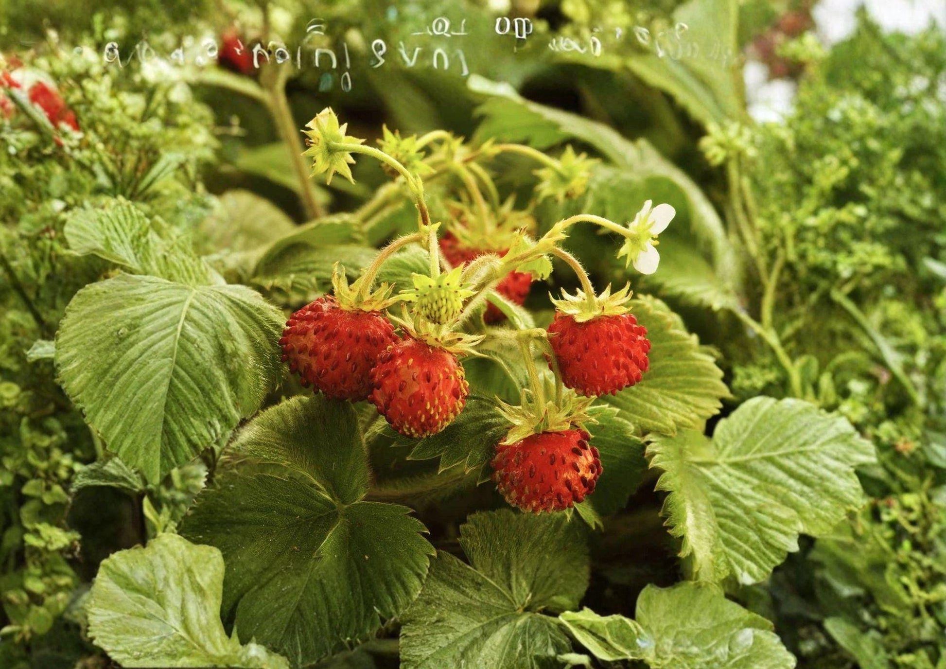 Baron Solemacher Wild Strawberry Seeds - 100+ Heirloom Non-GMO Fragaria Vesca for Alpine Groundcover Garden Planting