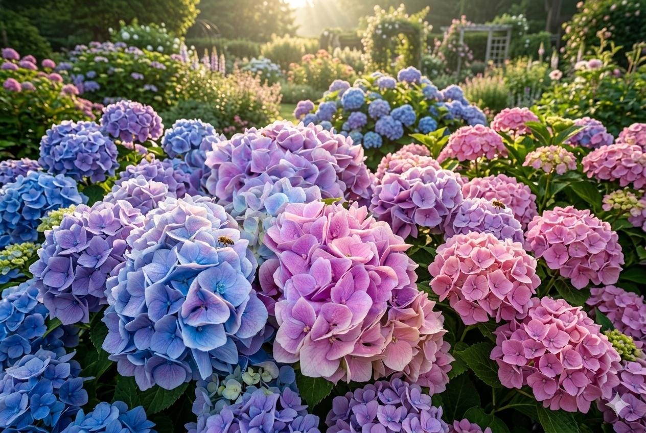 Hydrangea Seeds – Non-GMO Spring Mix – Colorful Blooms – Hydrangea macrophylla