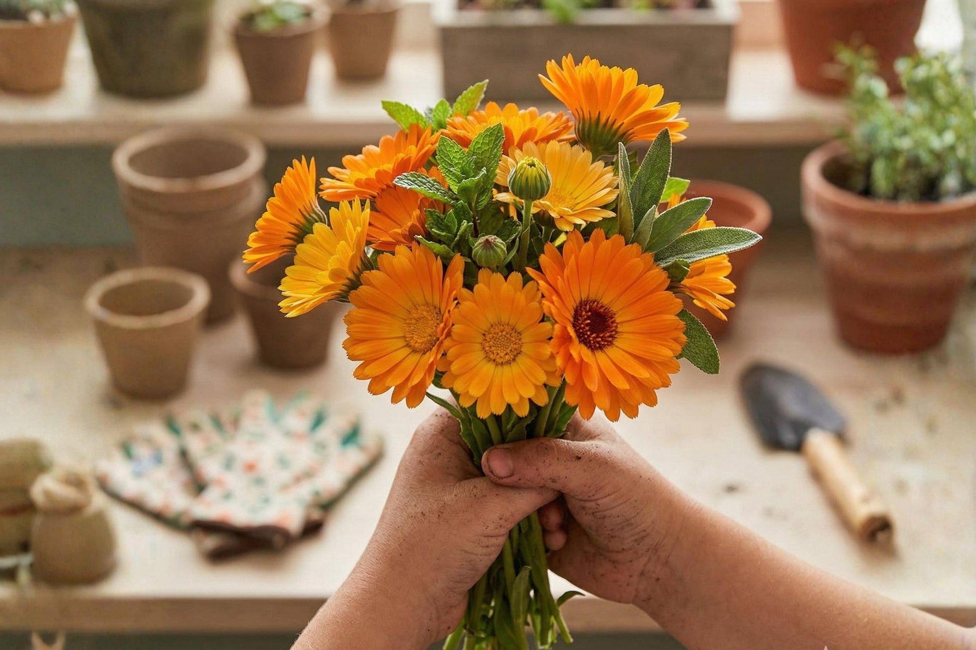 Calendula Seeds (100) | Pacific Beauty Orange | Pollinator-Friendly | Calendula officinalis