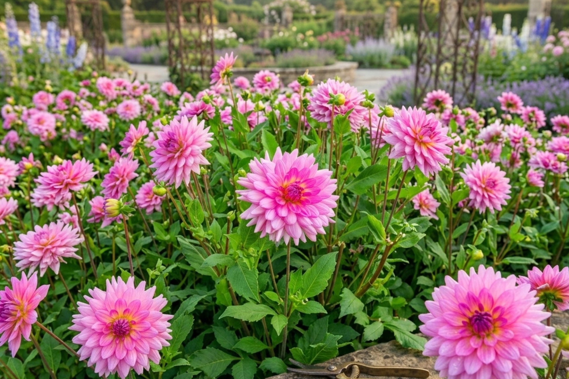 Dinner Plate Dahlia Bulb Tuber Clump - Rosella Variety - Massive Blooms - Dahlia pinnata