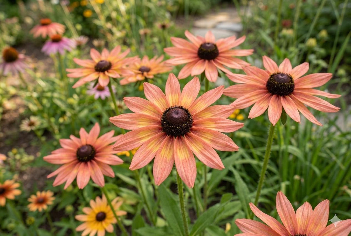 Pink Lemon Rudbeckia Seeds – Annual Flower Garden Planting, Rudbeckia hirta, Vibrant Pink and Yellow Blooms, Butterfly Attractant, 125+ Seeds
