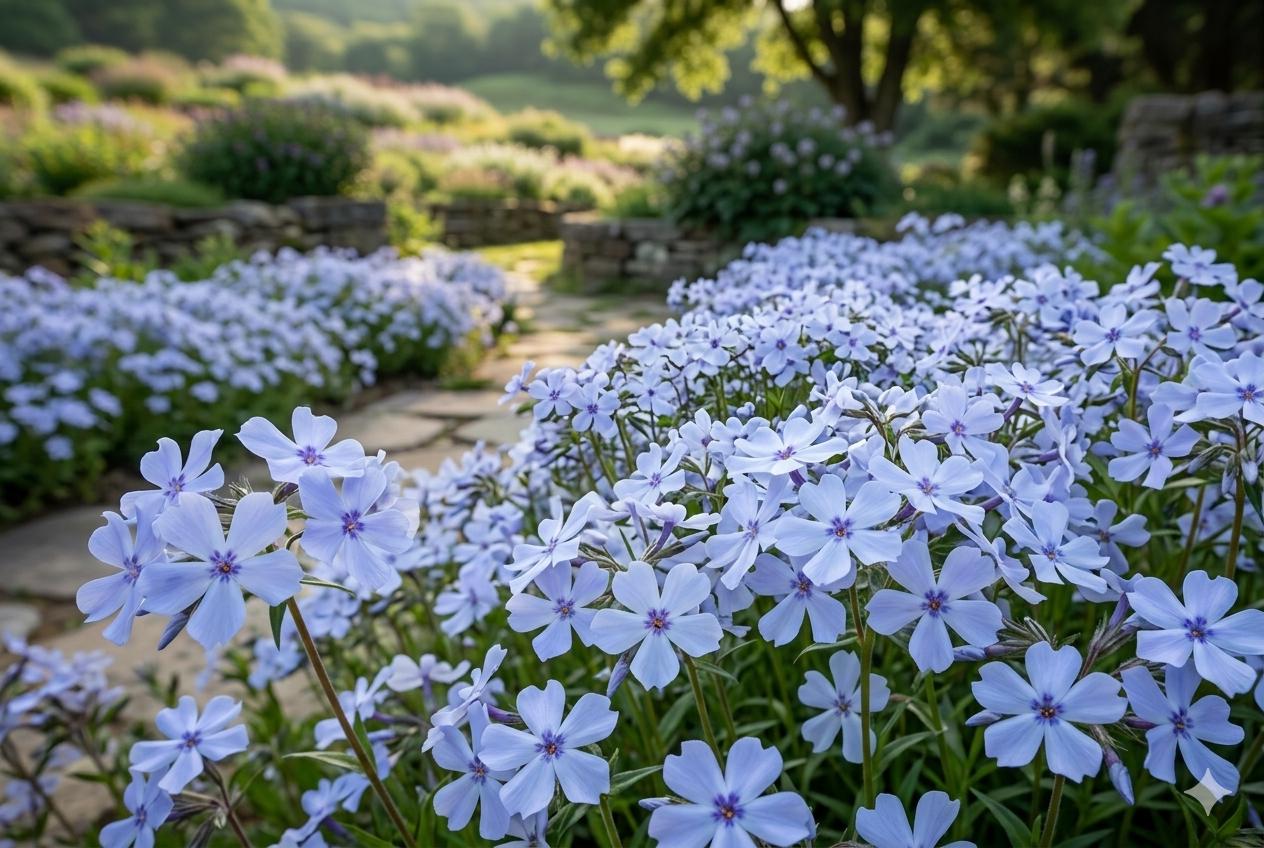 Blue Flame Phlox Seeds - 125 Premium Seeds, Annual Flower, Pollinator Attractor, Phlox drummondii