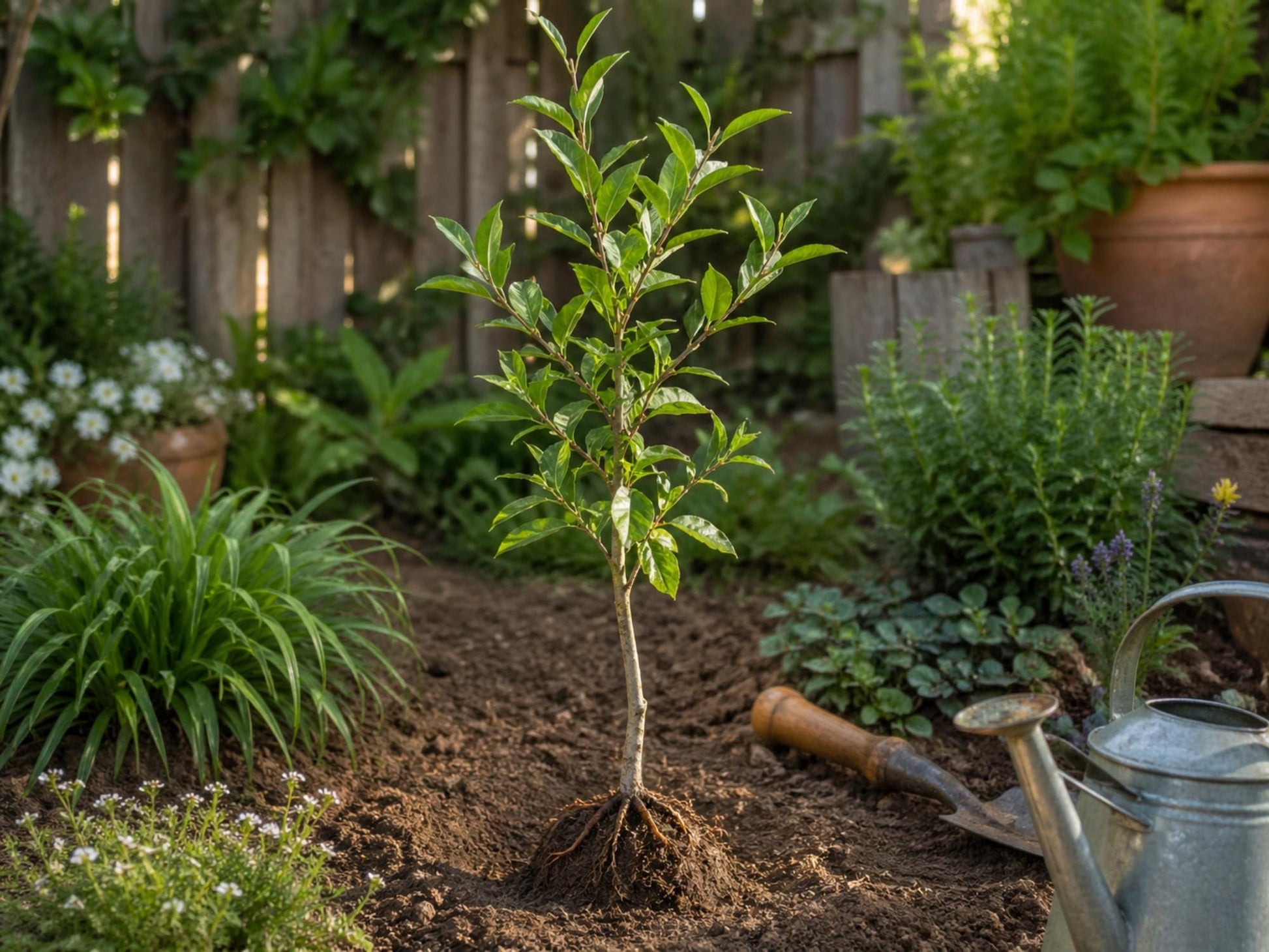 Chickasaw Plum Tree – Bare Root Native Fruit Plant (12-24in) Prunus angustifolia, Edible Red to Yellow Fruit, Pollinator Friendly