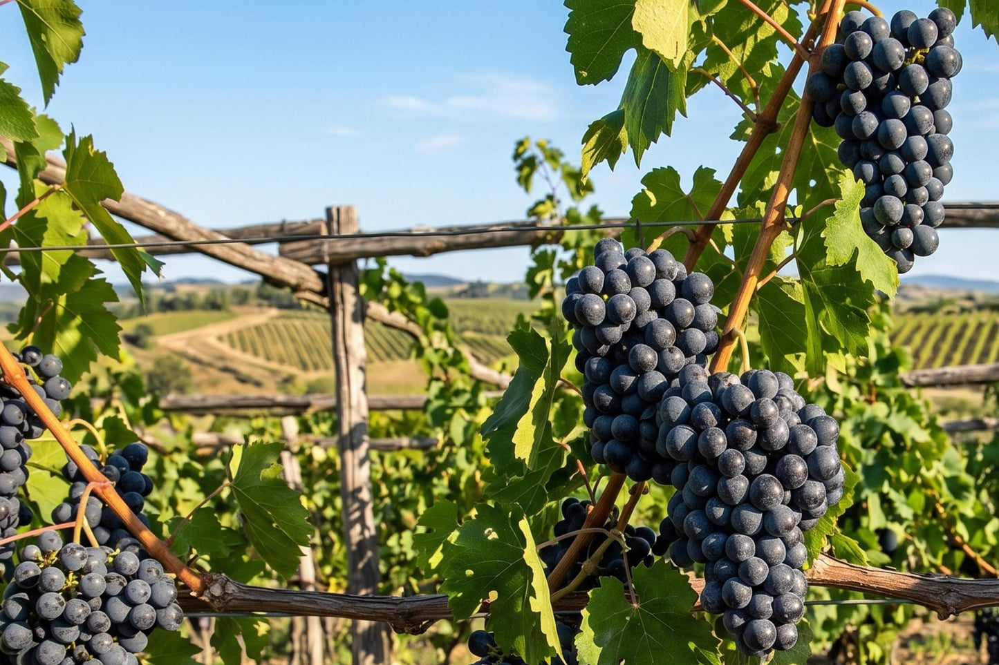 Concord Seedless Grape Vine Plants - 1-2 Year Old Vitis labrusca Live Plant for Home Garden, Trellises, and Arbors