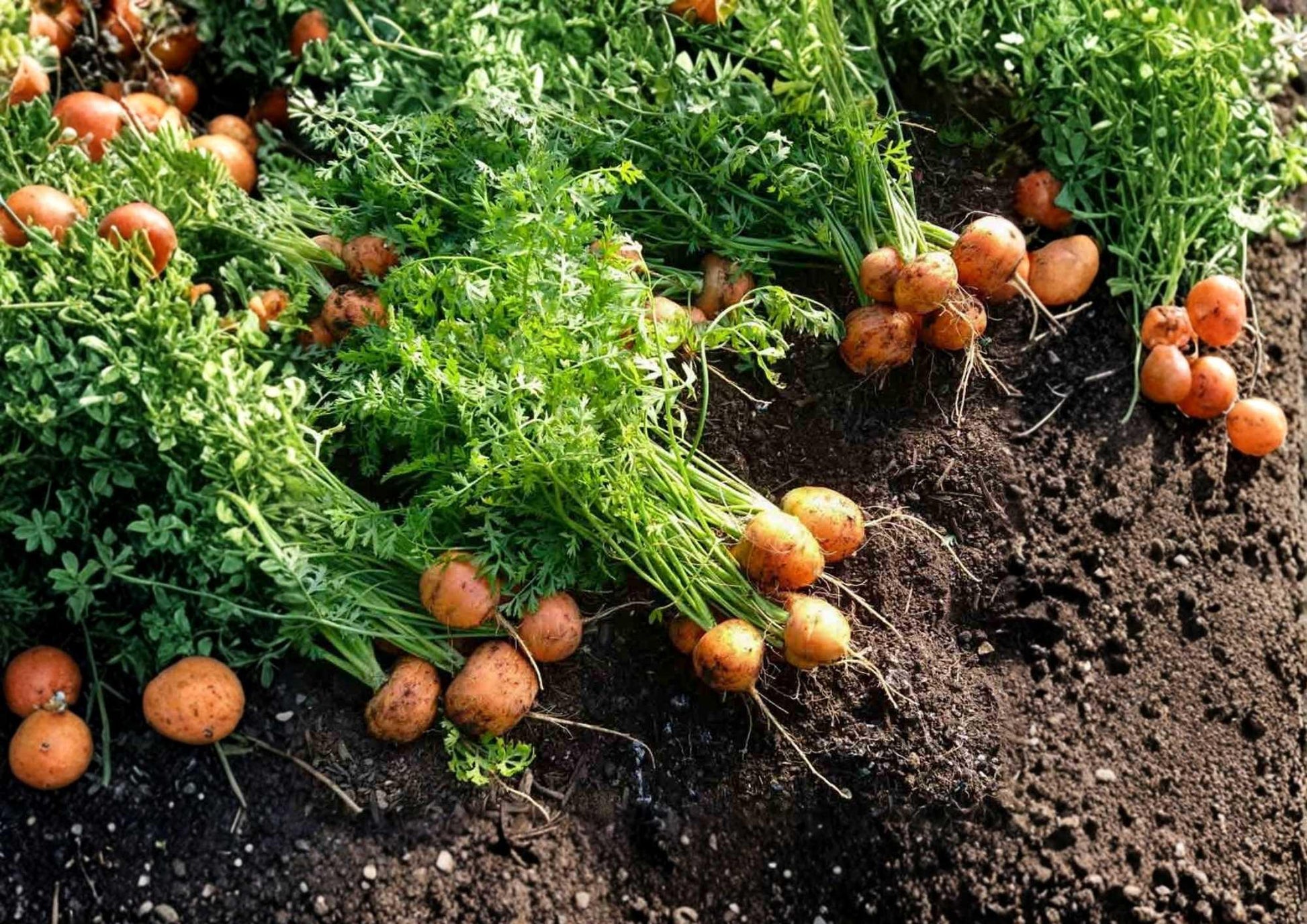 200+ Heirloom Parisian Carrot Seeds Non-GMO Vegetable Seeds for Garden Planting - Sweet Tender Round Baby Carrots