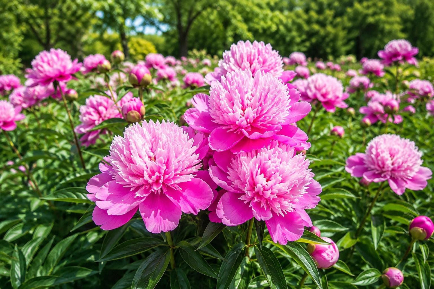 Peony Bulb Root - Edulis Superba - Rosy Pink White Double Blooms - Paeonia lactiflora - Live Plant for Garden & Floral Arrangements