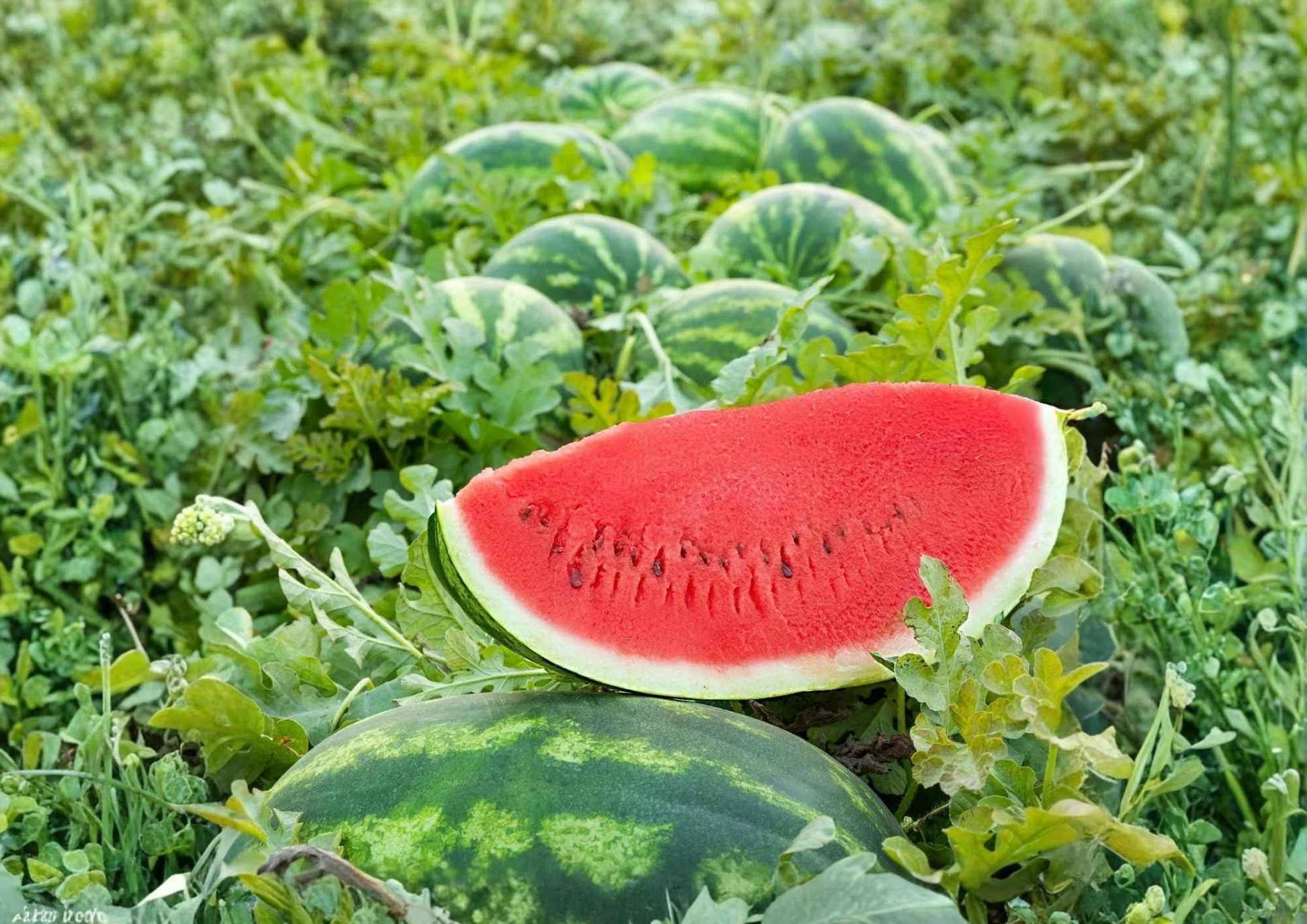 Crimson Sweet Watermelon Seeds - 12+ Heirloom Organic Non-GMO Sweet Juicy Fruit Seeds for Summer Gardening