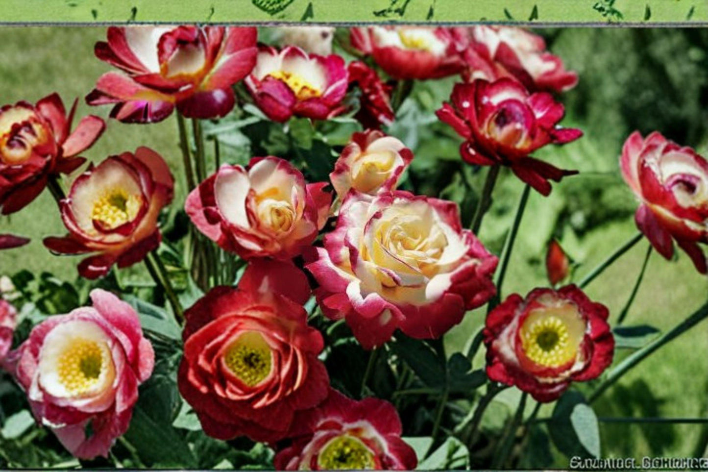 Double Delight Rose Cuttings - 3 Unrooted Cuttings - Rosa hybrid - Two-Tone Blooms for Garden Propagation and Grafting