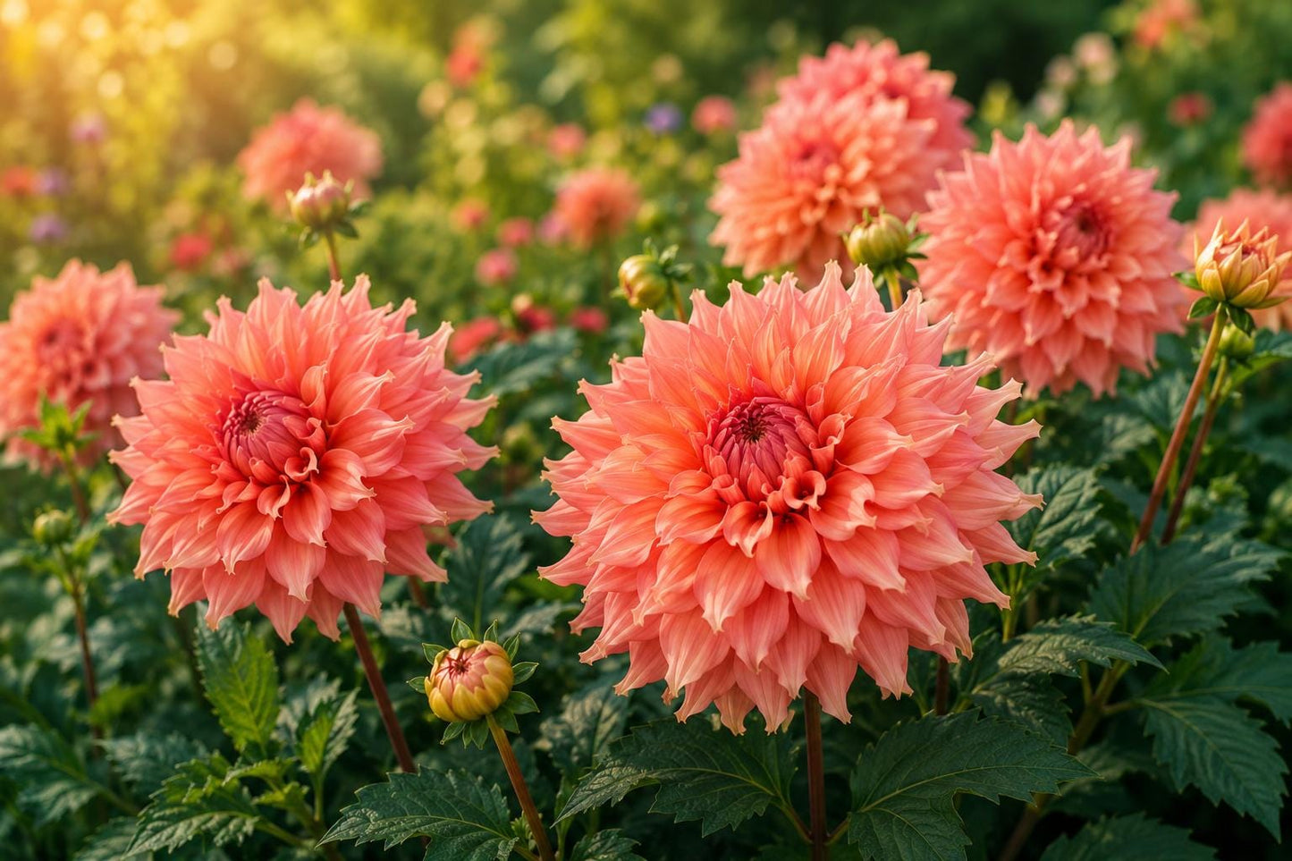 Dahlia Tuber Clump - 10-Inch Fairway Spur Dinner Plate Flower - Dahlia pinnata - Perennial Garden Plant - Rare Blooms