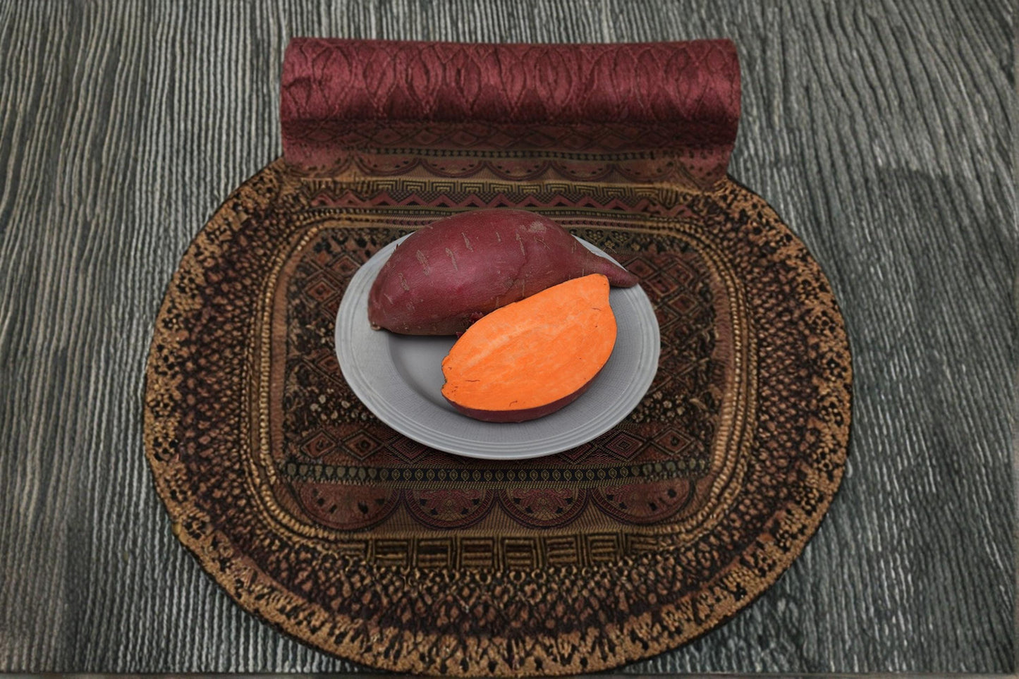 Red Garnet Sweet Potato Slip - Edible Root Vegetable - Ipomoea batatas - Orange Flesh, Reddish Skin for Home Garden Planting