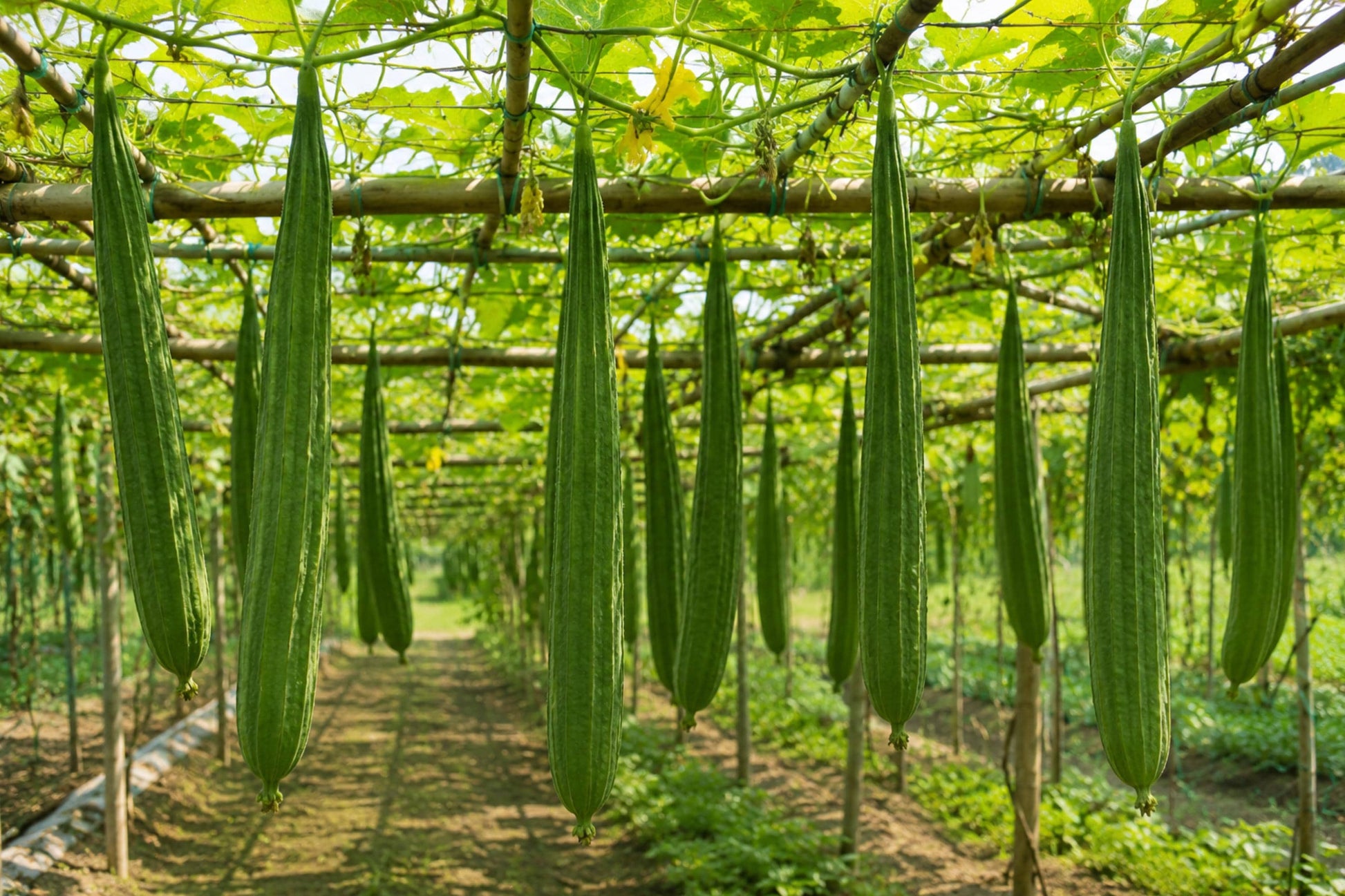 Bonanza Gourd Seeds (5) | Decorative Bottle Gourd Variety | Lagenaria siceraria for Fall Décor & Crafts
