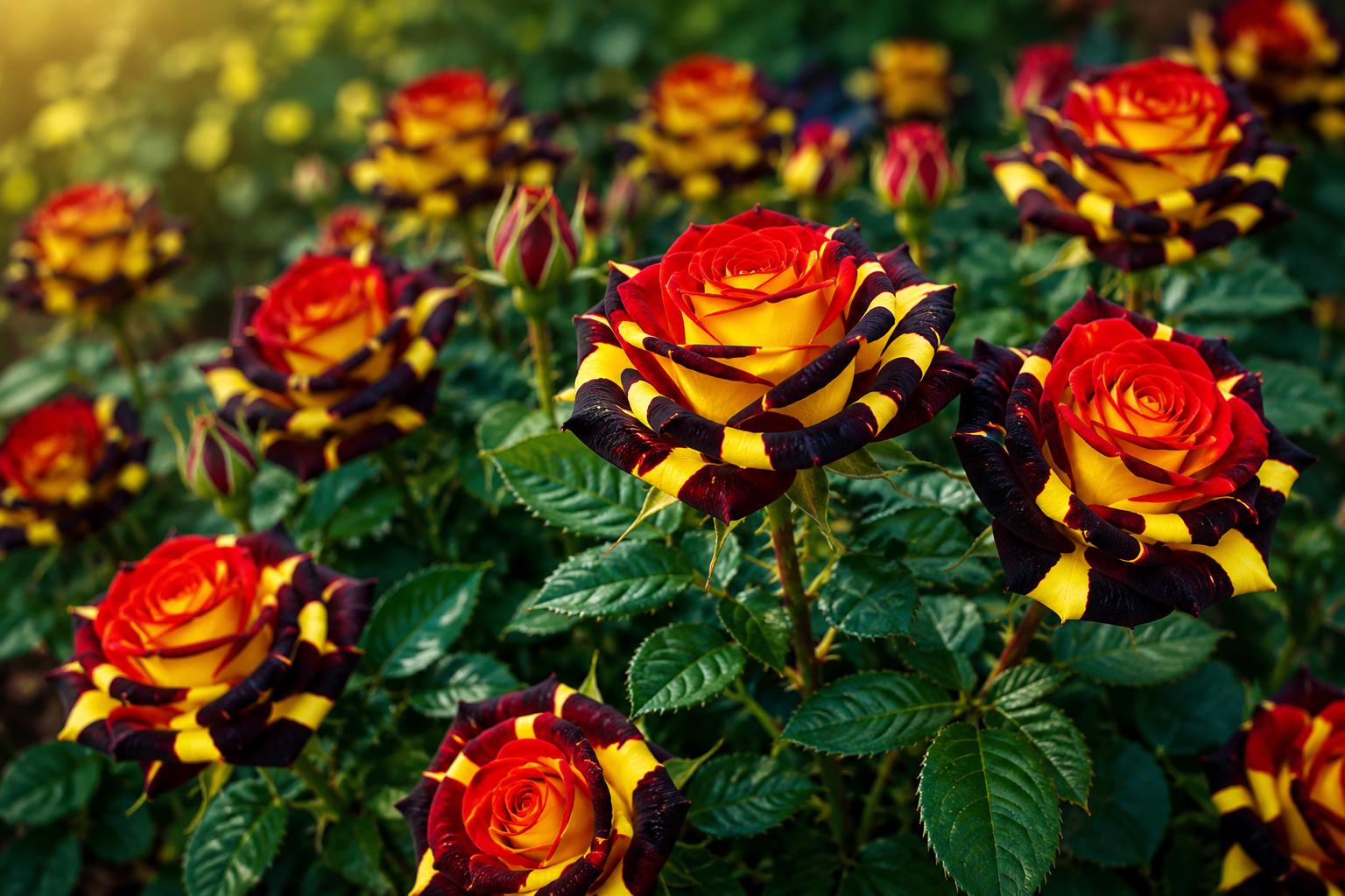 20 Rare Rose Seeds - 'Firebird' Non-GMO Heirloom - Rosa spp. - Vibrant Color for Gardens and Planting