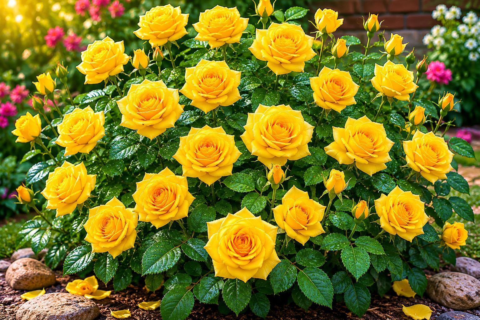 Yellow Climbing Rose Seeds - 20pcs Heirloom Non-GMO Rosa 'Climbing Golden Showers' - Easy to Grow Garden Flowers