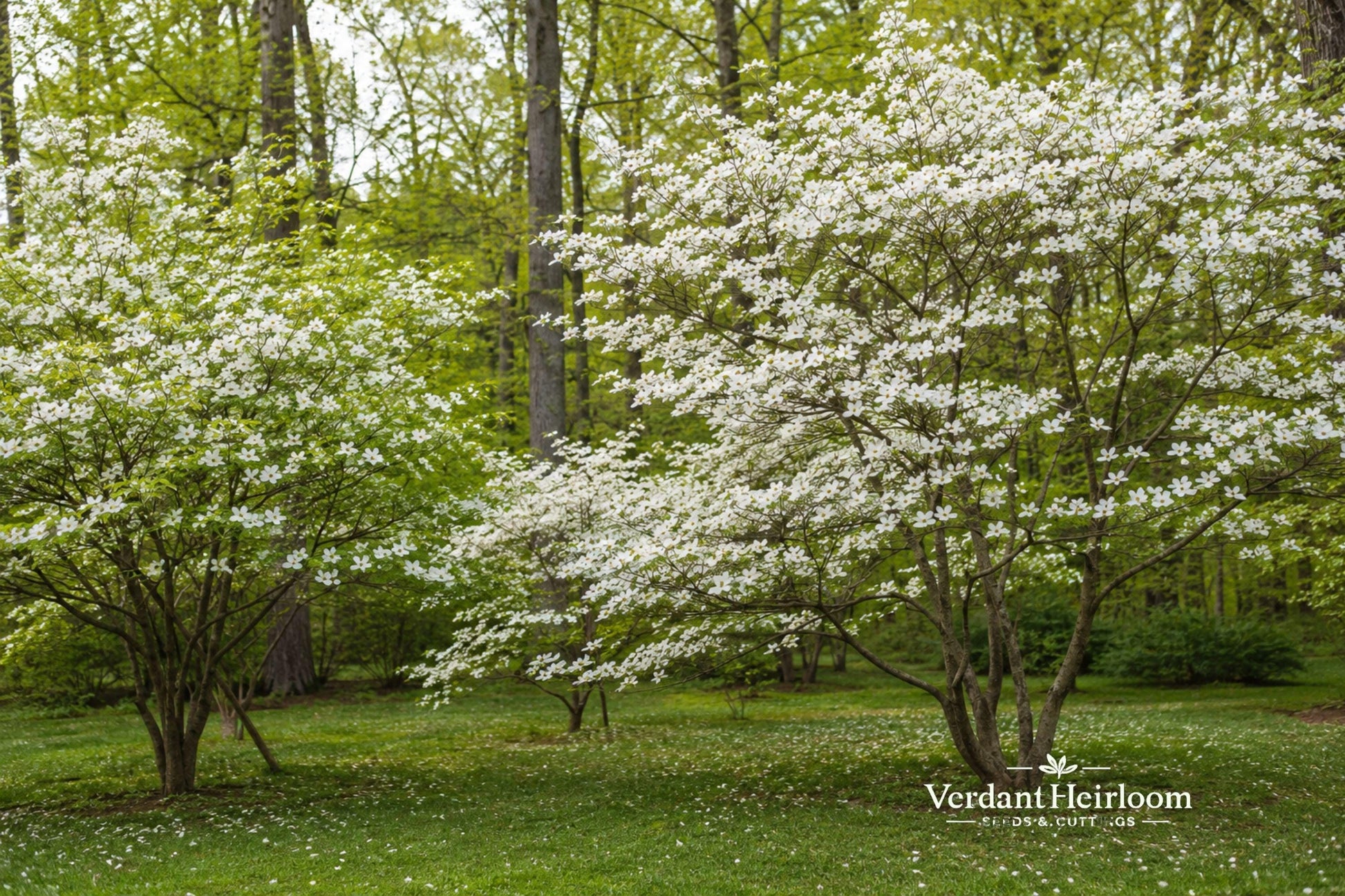 Flowering Dogwood Bare Root Plant 12–18 Inches Cornus florida White Blooms Ornamental Tree for Landscaping