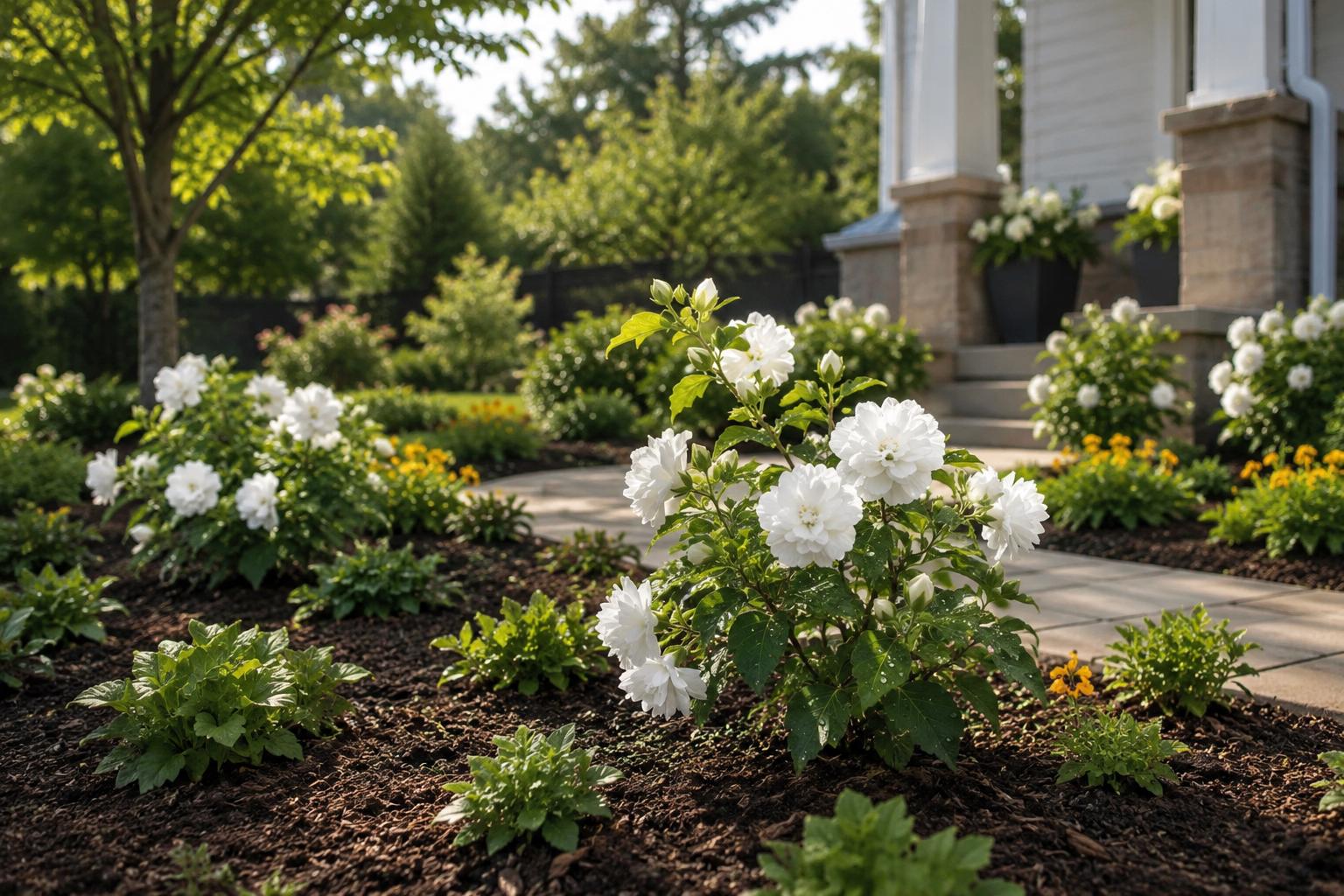 50 White Hibiscus Seeds - Double Bloom Variety - Hibiscus rosa-sinensis - Elegant Summer Garden Flowers