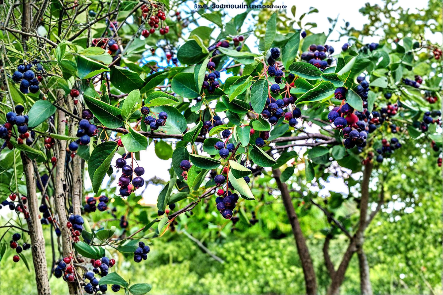 Juneberry Seeds 30 Count - Amelanchier lamarckii - Flowering Shrub with White Flowers & Edible Berries for Wildlife Gardens