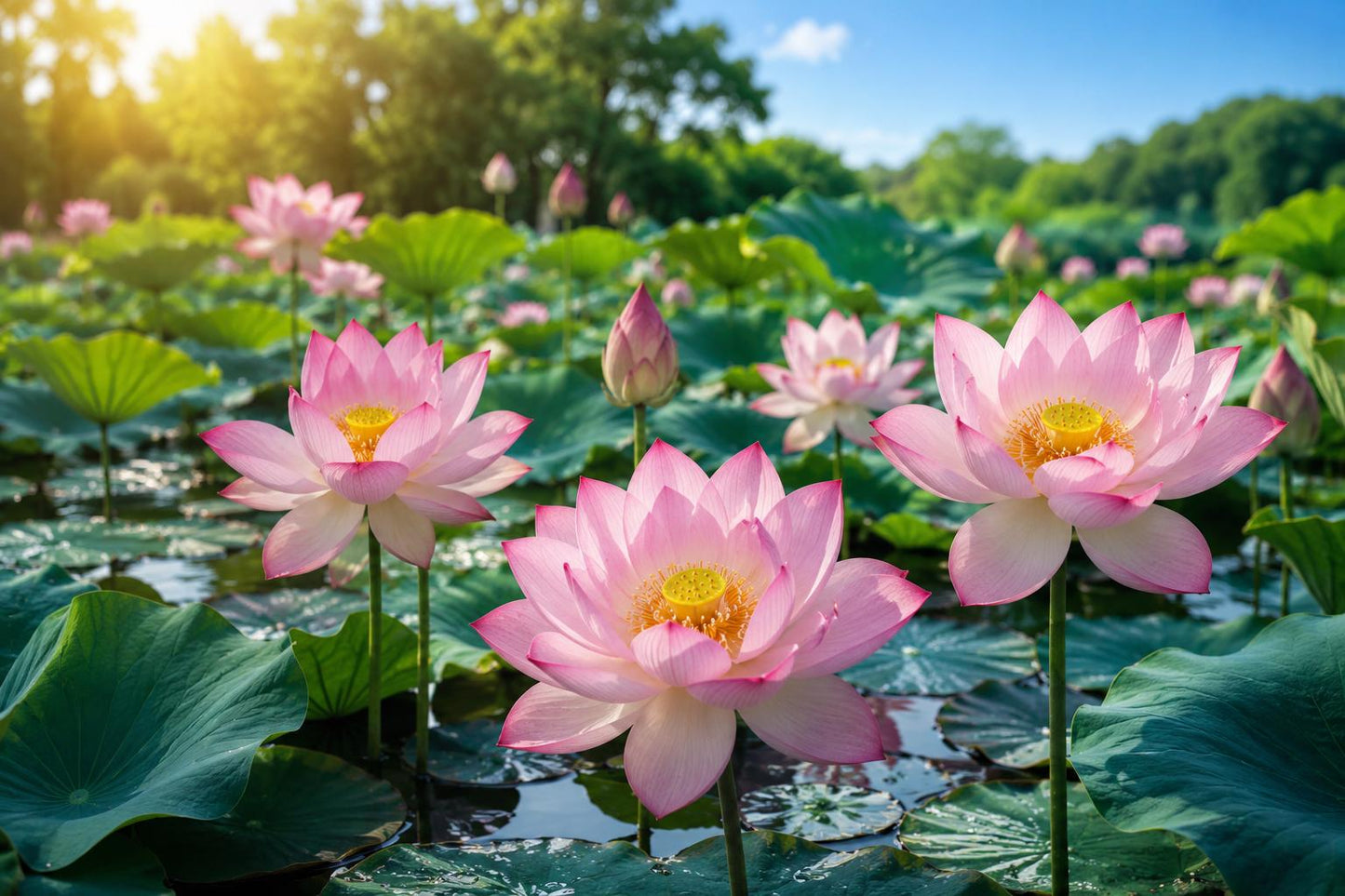 Sacred Water Lotus Seeds - 20 Premium Heirloom Seeds - Nelumbo nucifera - Easy to Grow for Water Gardens and Ponds