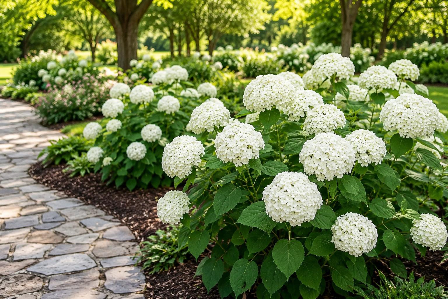 White Hydrangea Seeds - 50 Pack - Hydrangea macrophylla - Premium Non-GMO for Home Gardening and Landscaping