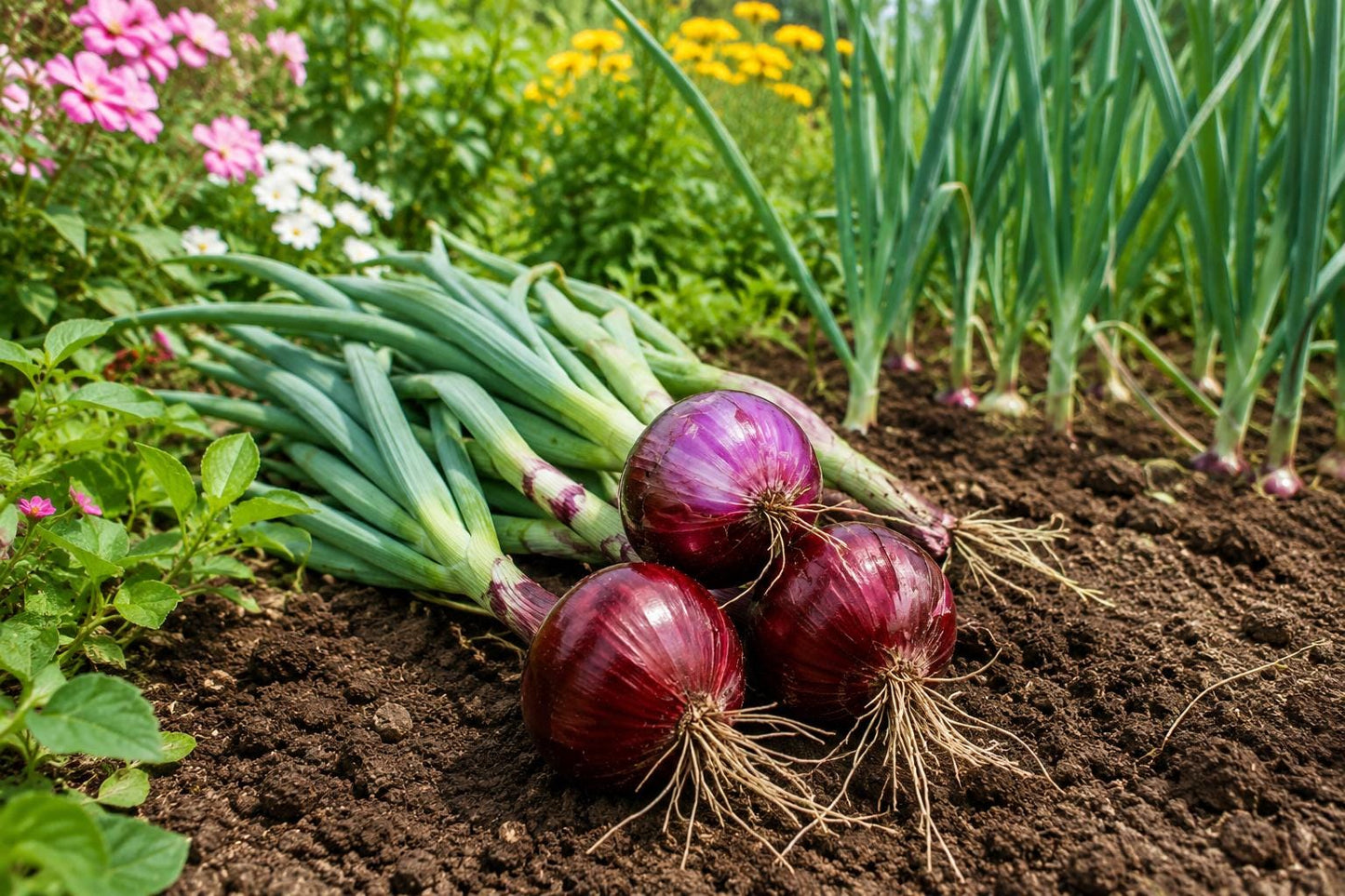 500 Heirloom Red Onion Seeds for Home Garden Planting - Allium cepa - Non-GMO, High Germination Rate, Ideal for Culinary Use