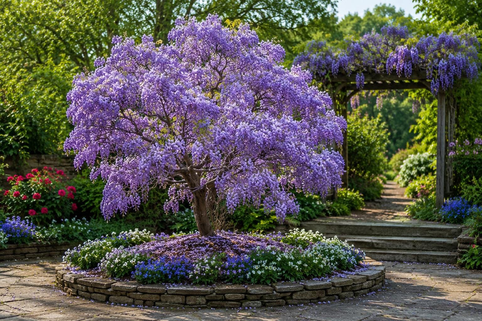 15 Purple Wisteria Seeds - Fragrant Climbing Vine, Wisteria sinensis - Ideal for Gardens and Trellises