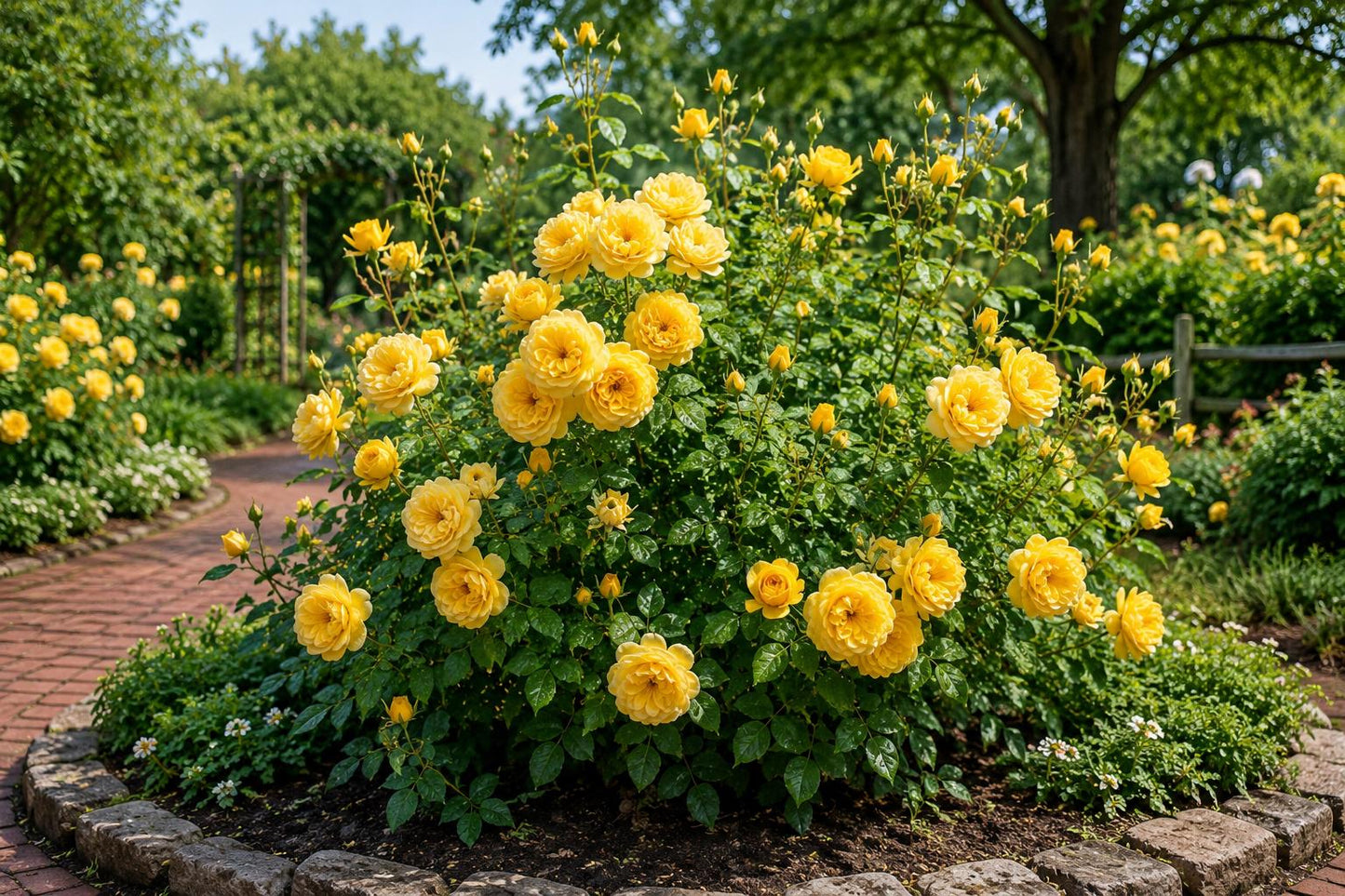 Yellow Rose Seeds - 50 Pack - Premium Variety for Home Gardening - Rosa spp. - Easy to Grow, Vibrant Blooms