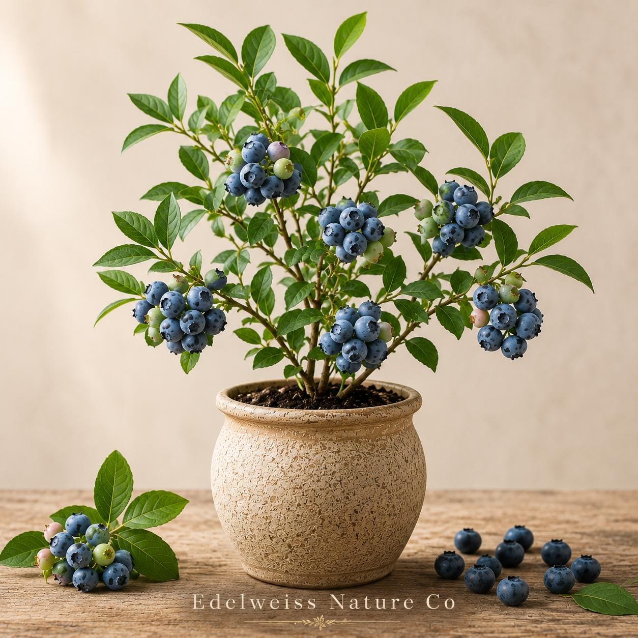 Chandler Blueberry Starter Plugs - 3 Bare Root Plants | Vaccinium corymbosum | Heirloom Edible Berry for Garden & Containers