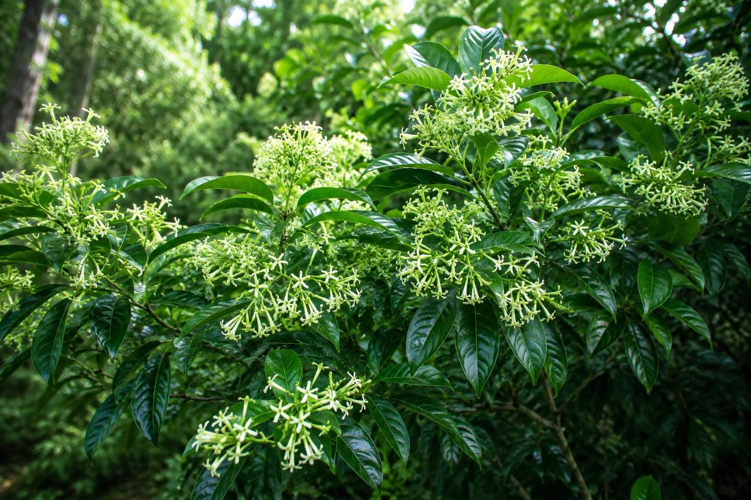 Night Blooming Jasmine Live Plant - 4-inch - Intensely Fragrant Cestrum Nocturnum - Easy to Grow Indoor/Outdoor