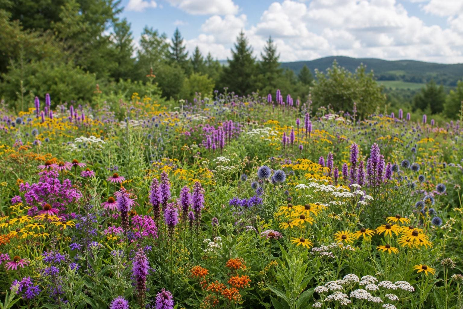 500 Premium Deer Resistant Wildflower Seeds Mix for Planting - Native Varieties for Garden & Wildlife (Various)