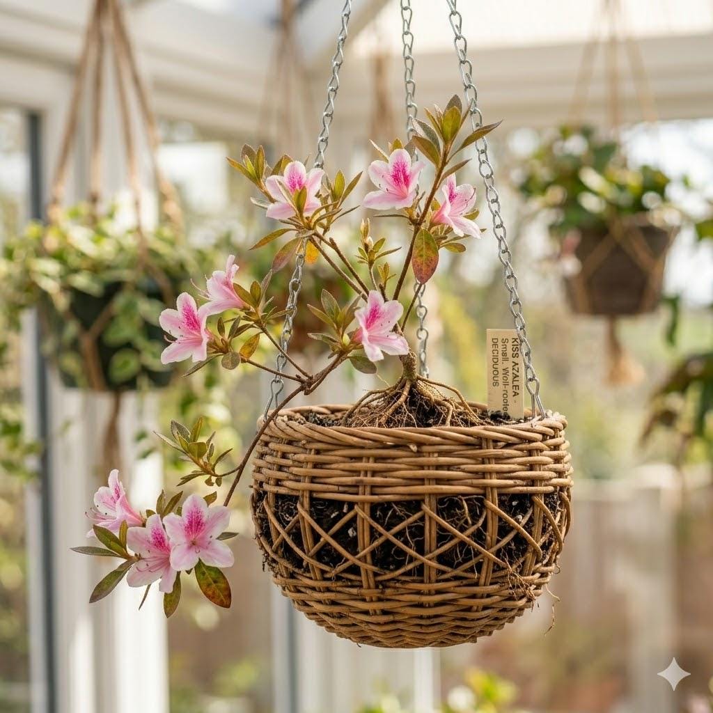 KISS Azalea Live Starter Plant | Deciduous Flowering Shrub | Vibrant Blooms | KISS Deciduous Azalea | Well Rooted Plant