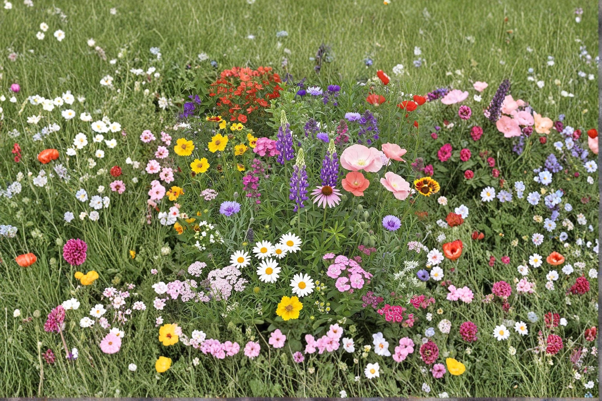 Perennial Wildflower Seed Mix Kit - Mixed Species for Naturalized Gardens - Full Sun - Pollinator-Friendly Plants
