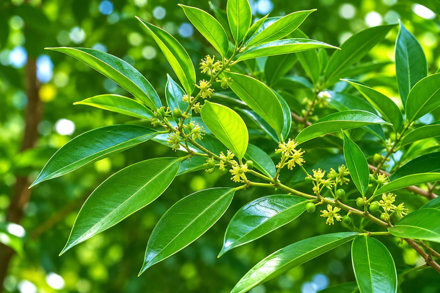 Snailseed Laurel Tree - 8-12" Live Tropical Shade Tree - Cryptocarya alba - Easy to Grow for Gardens and Indoor Spaces